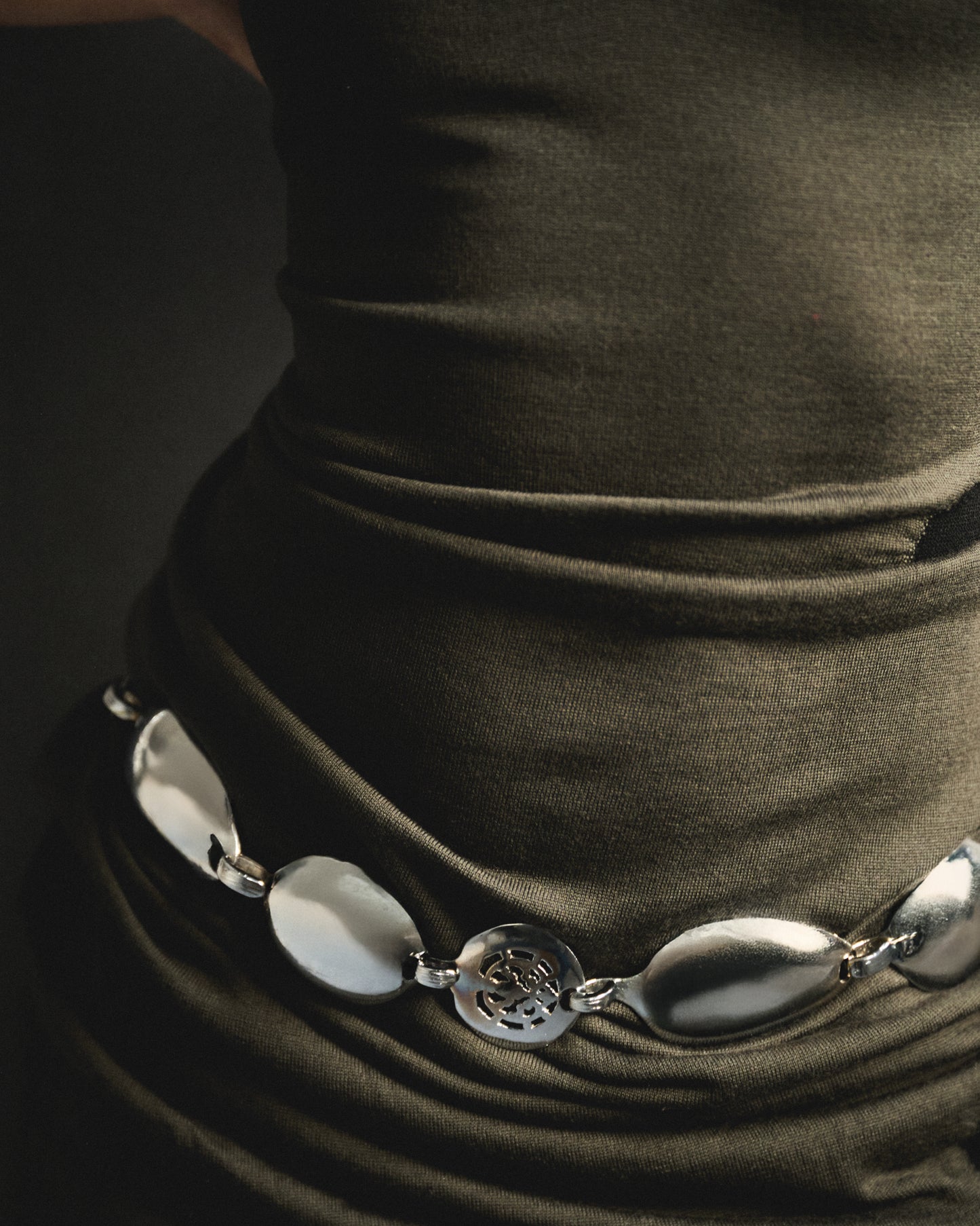 Silver Spoon Chain Belt - Tiny