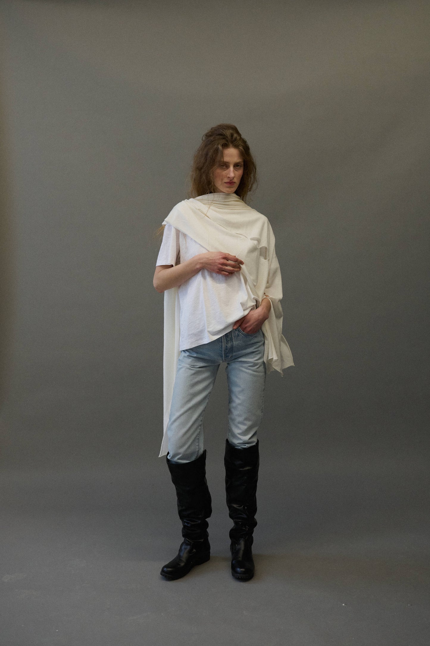 RIVER SHAWL - Scarf, Top, Shawl