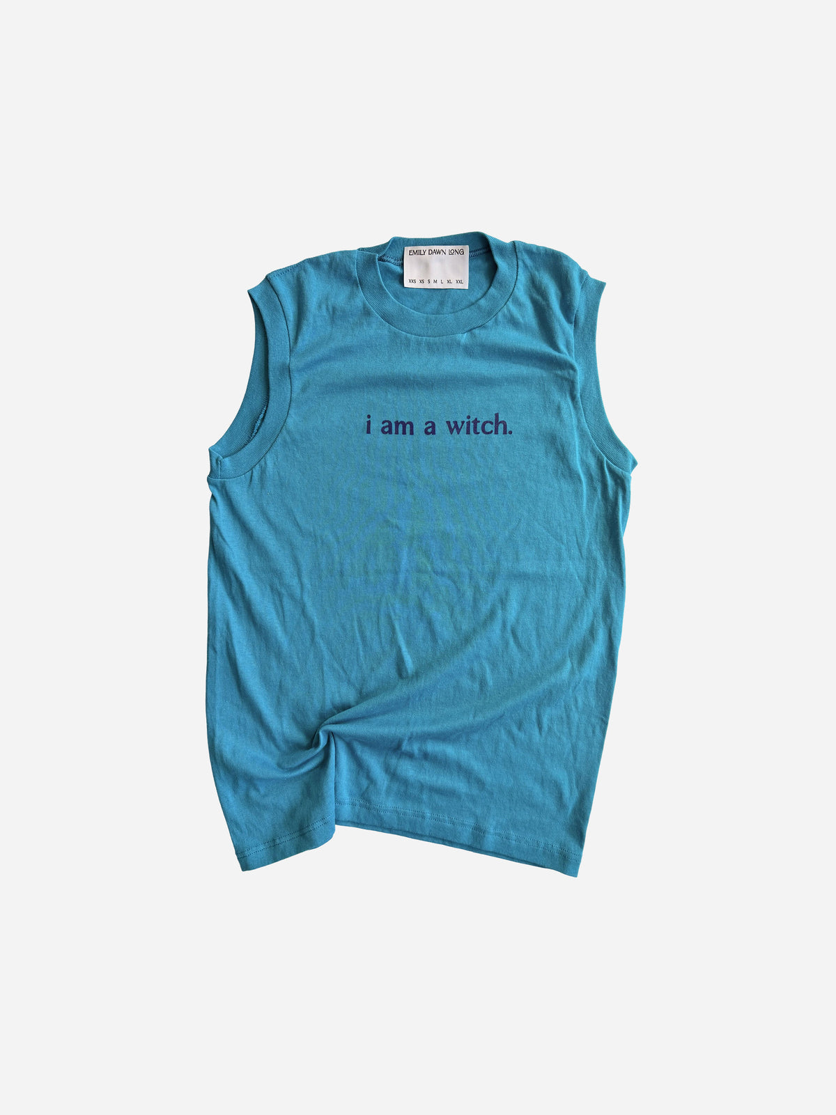 i am a witch. Teal Sleeveless - Small/Medium
