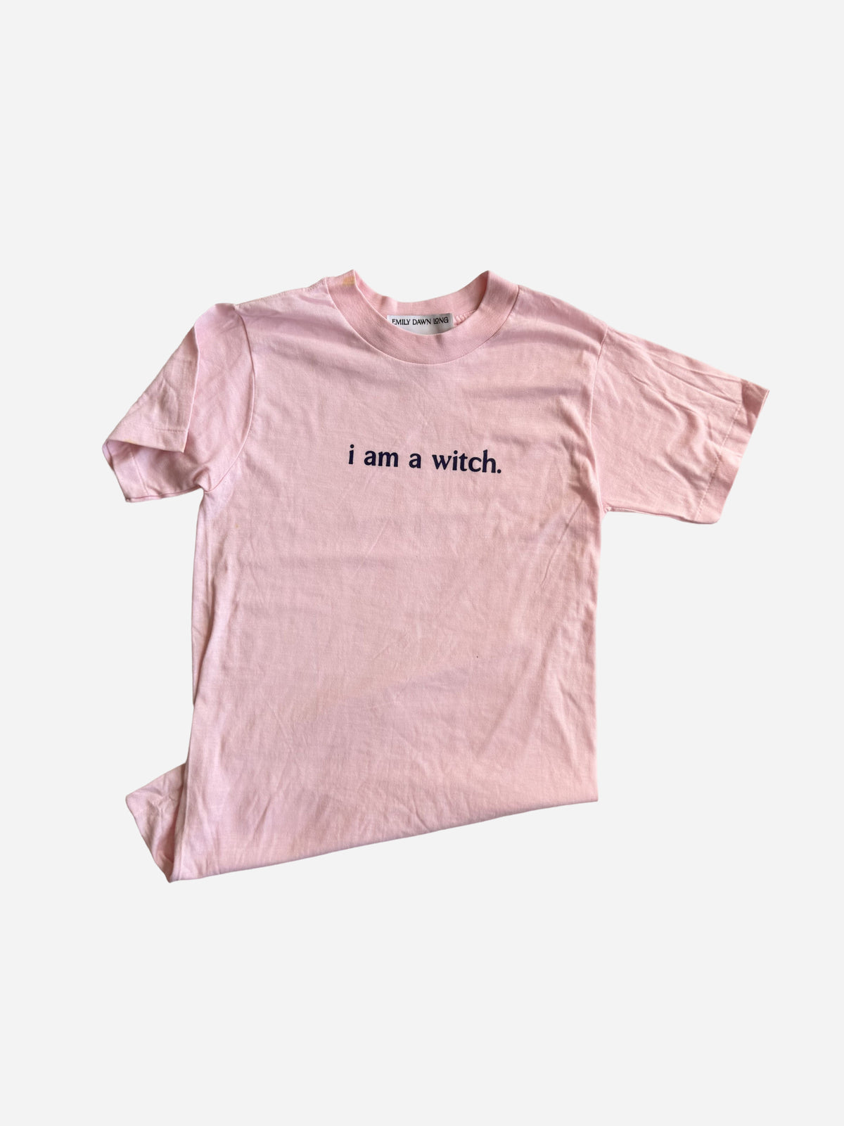 i am a witch. Baby Pink tee - XS