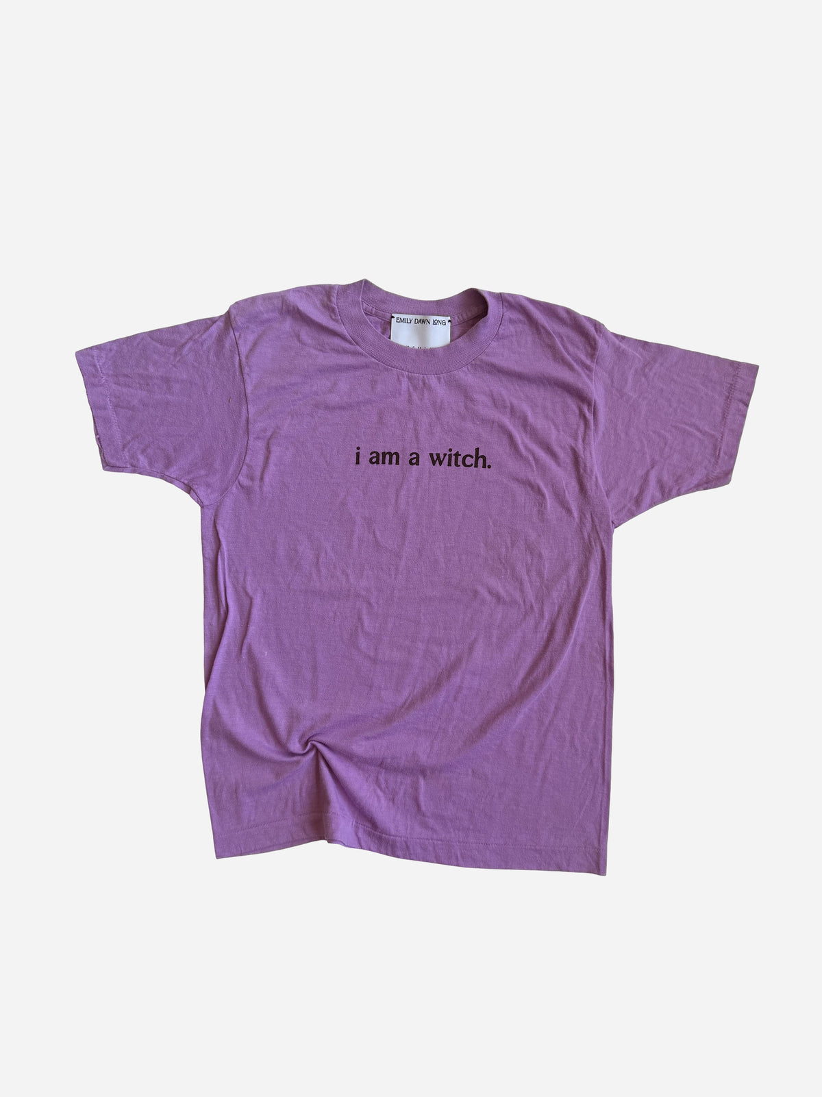 i am a witch. Purple tee - Small/Medium