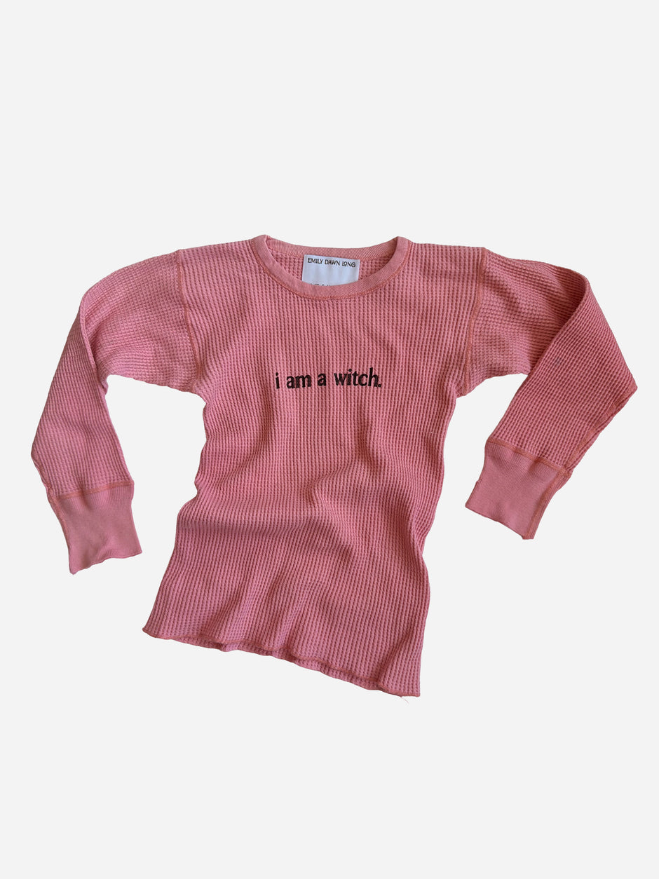 i am a witch. Pink Waffle - XXS