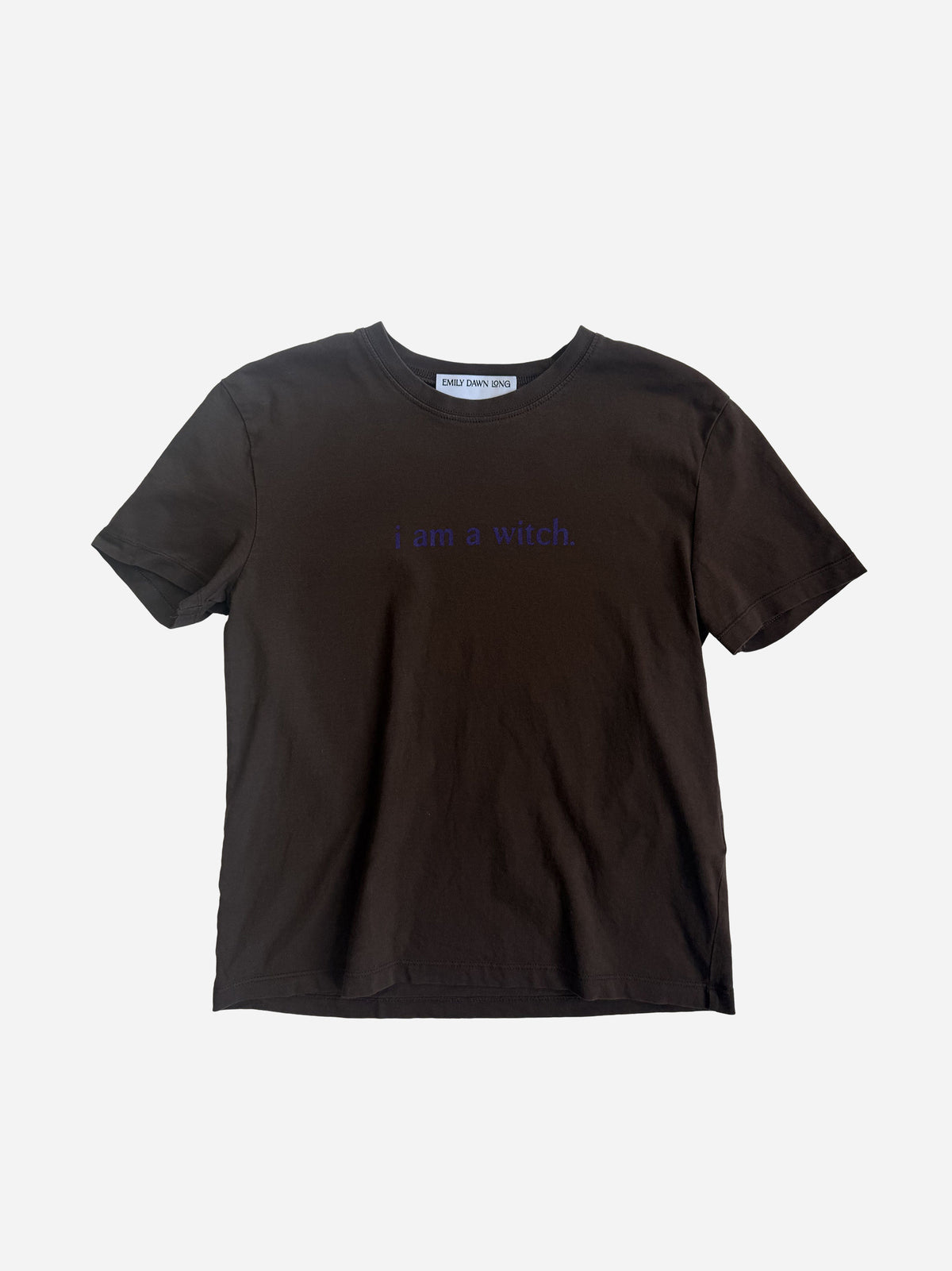 i am a witch. Brown Tee - Small