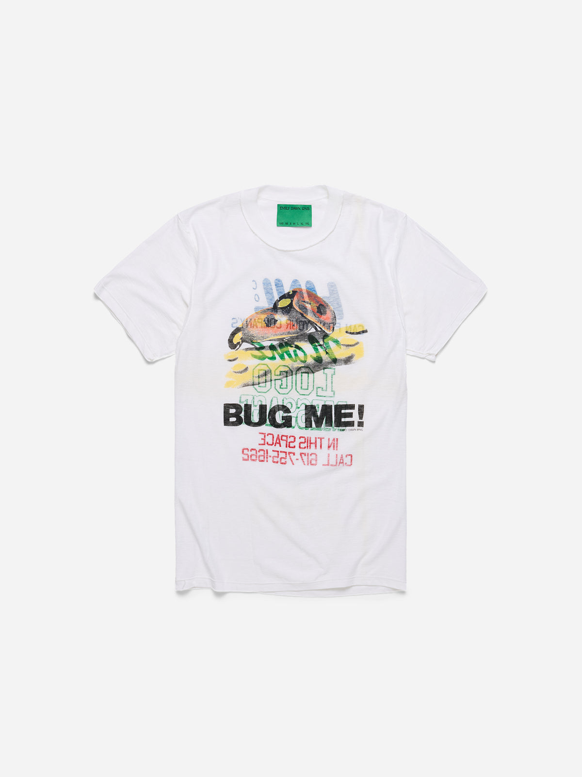 BUG ME! - White Tee_S (E2)