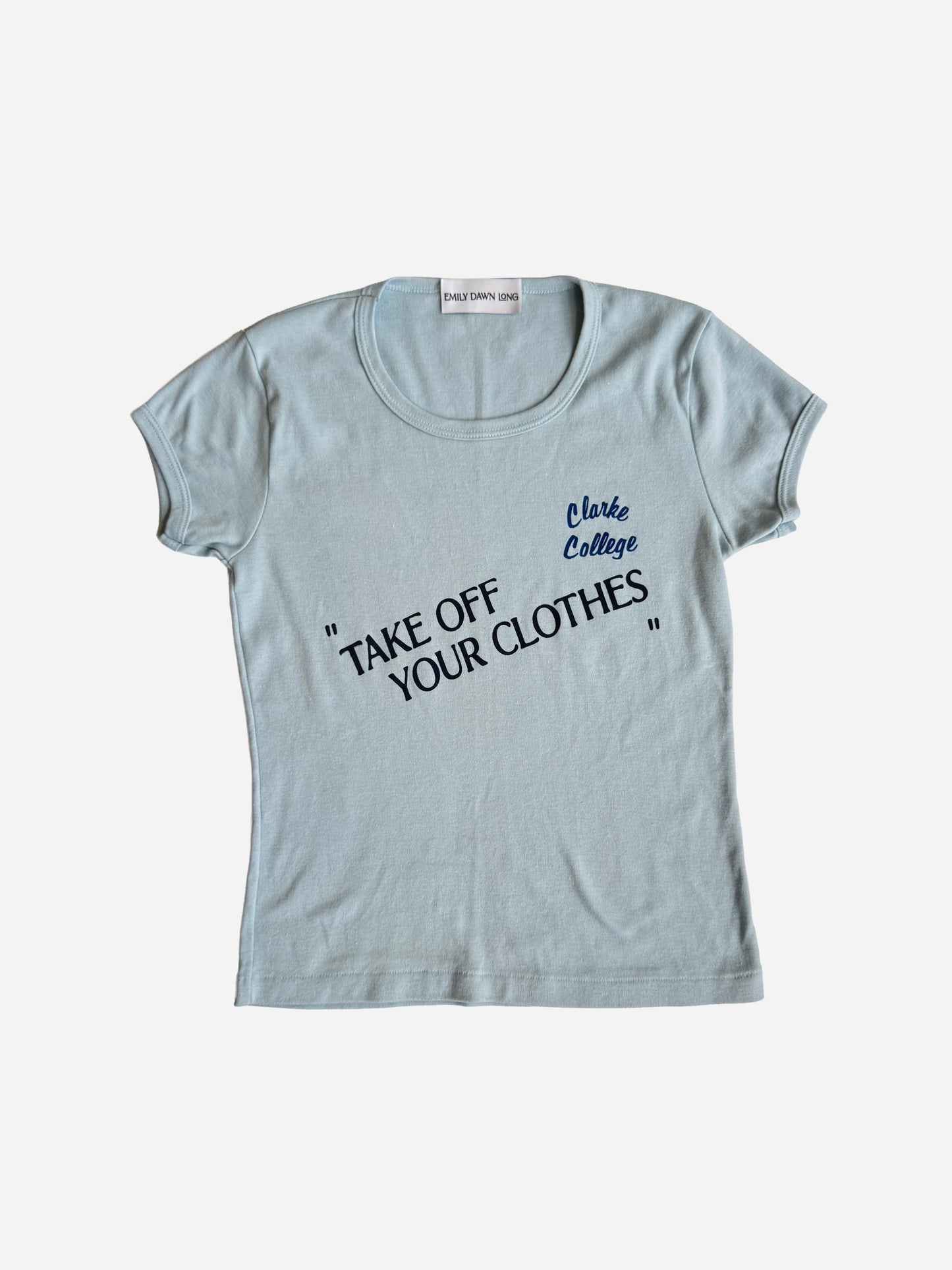 “TAKE OFF YOUR CLOTHES”  - ClarkeCollege_S