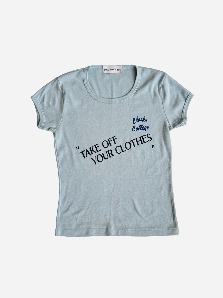 “TAKE OFF YOUR CLOTHES”  - ClarkeCollege_S