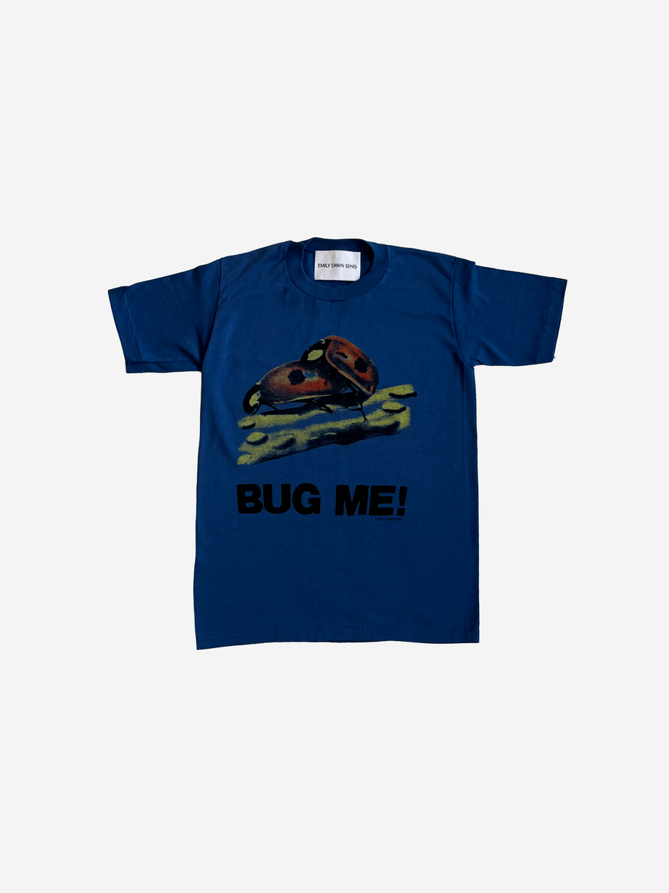 BUG ME  - Vintage Tee Cobalt Blue_XS
