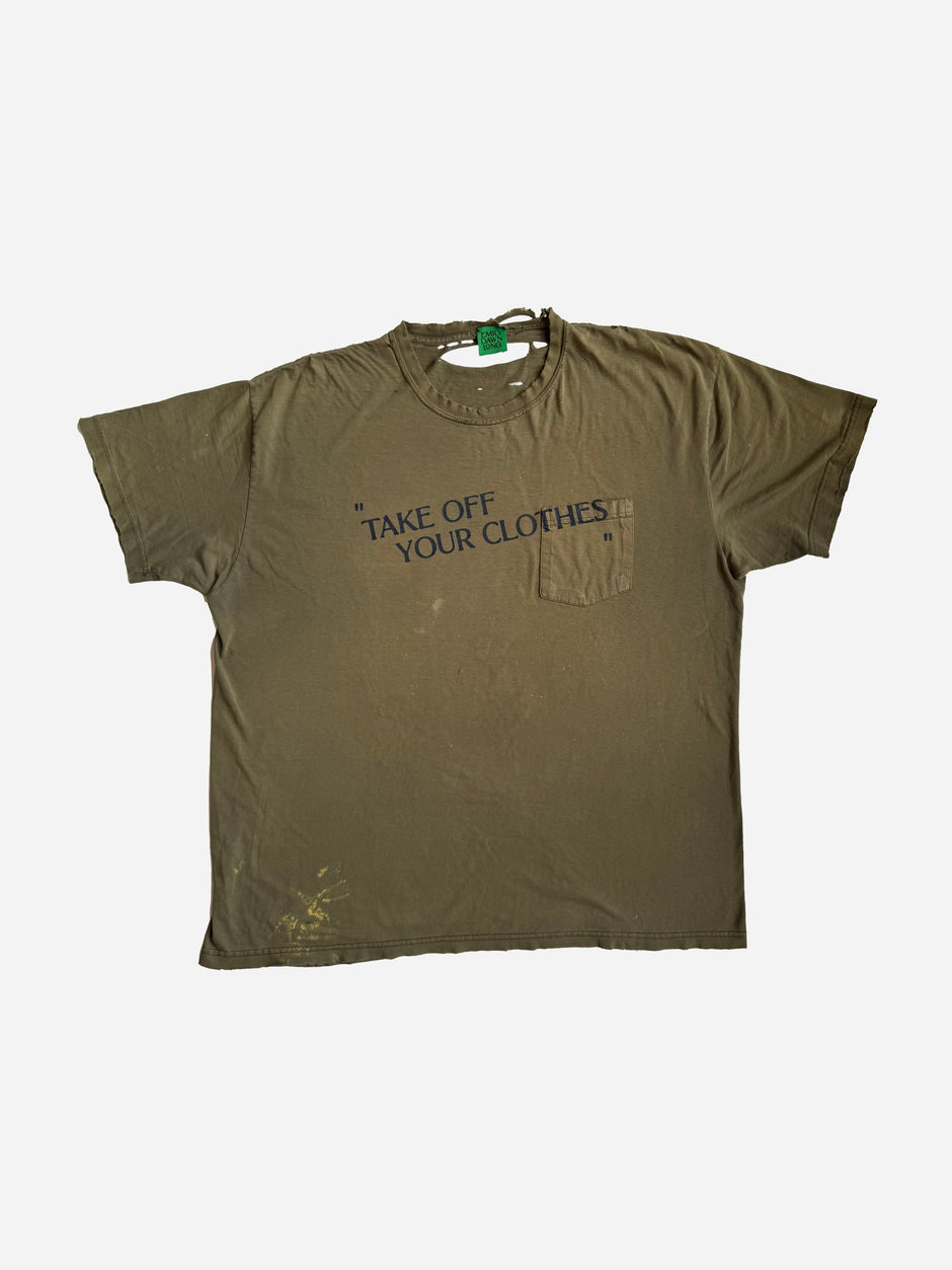 “TAKE OFF YOUR CLOTHES”  - Green2_XXL
