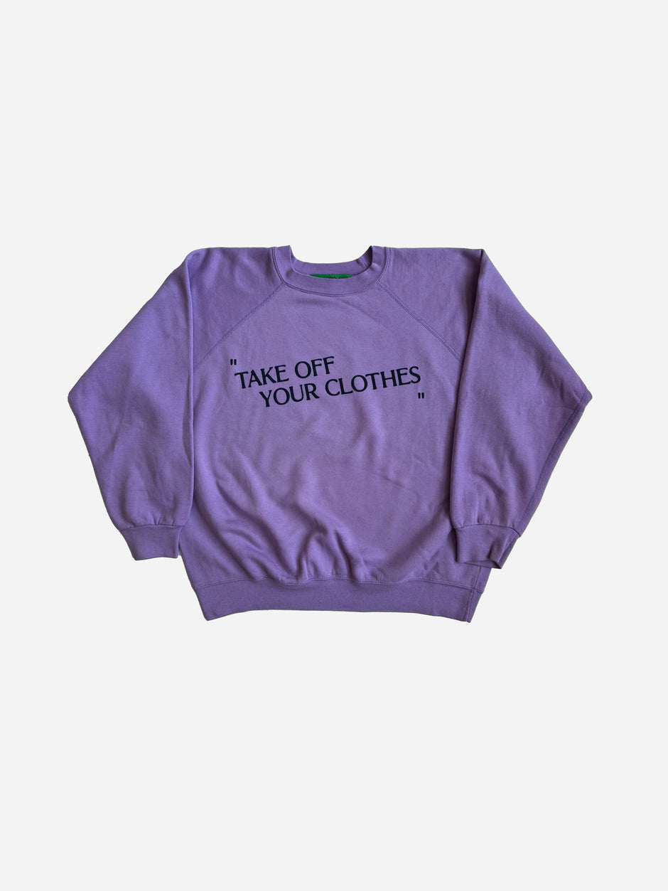 “TAKE OFF YOUR CLOTHES” - Purple_S
