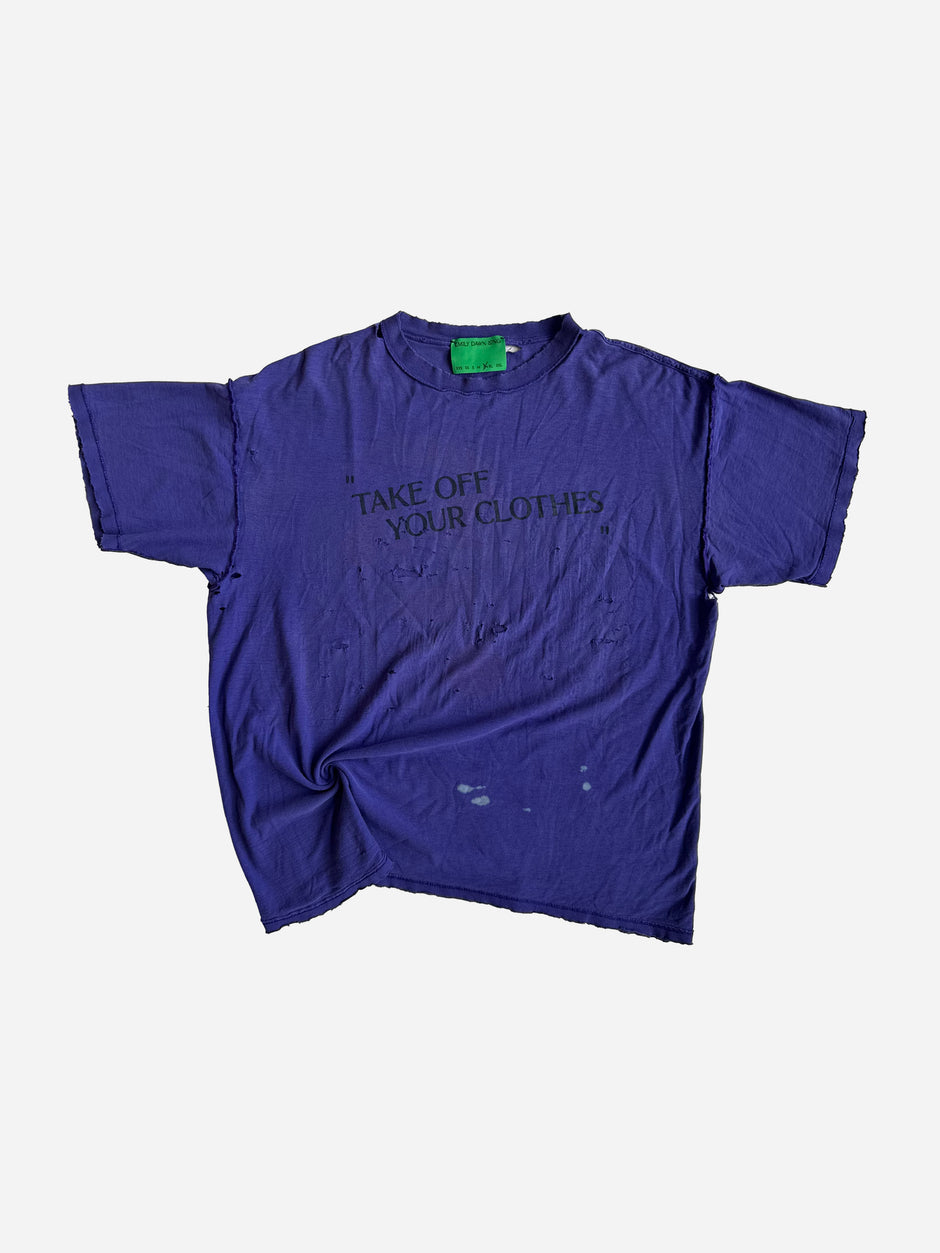 “TAKE OFF YOUR CLOTHES”  - Hornets_L/XL