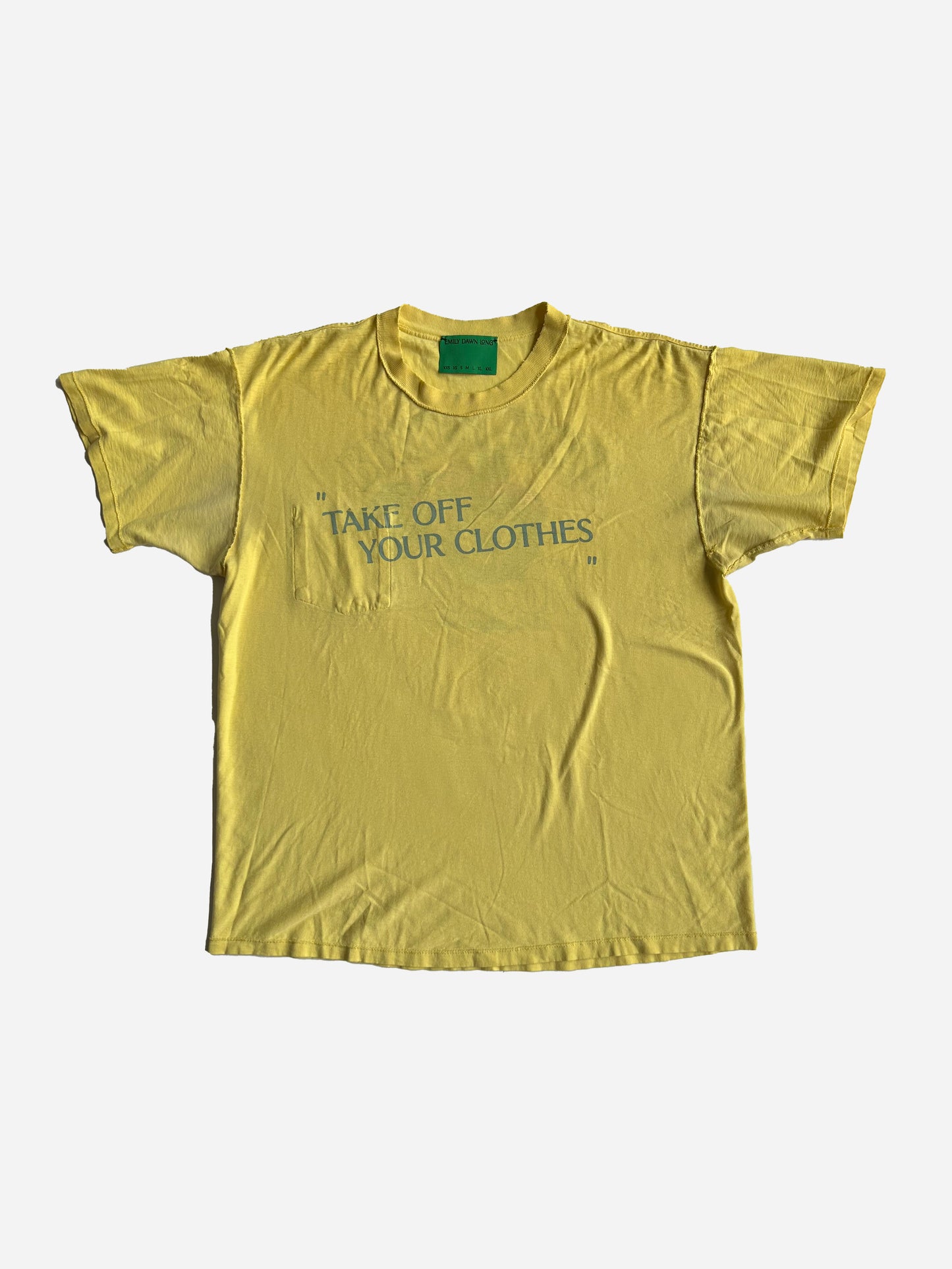 “TAKE OFF YOUR CLOTHES”  - Saloon_L/XL