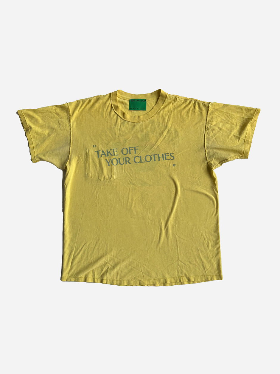 “TAKE OFF YOUR CLOTHES”  - Saloon_L/XL