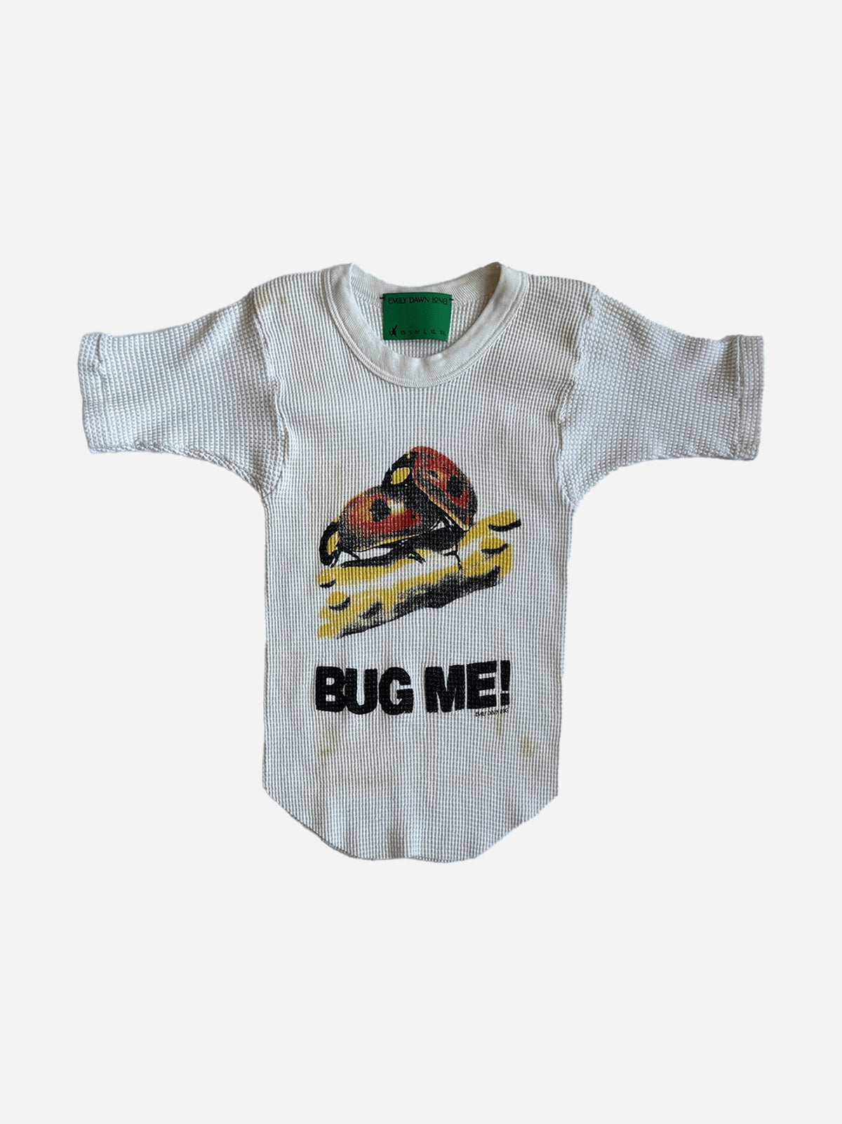 BUG ME! - White Waffle Thermal Tee_XXS (dd)