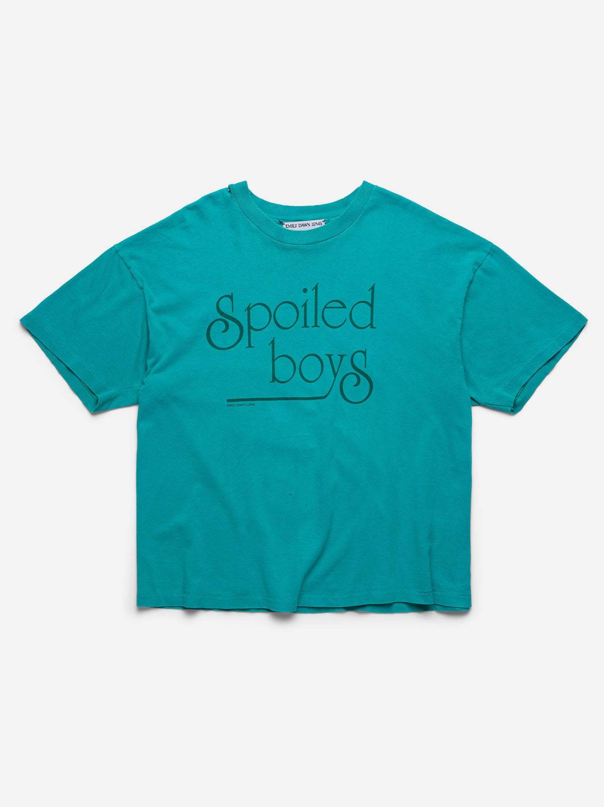 SPOILED BOYS - Teal Tee_XL (e)