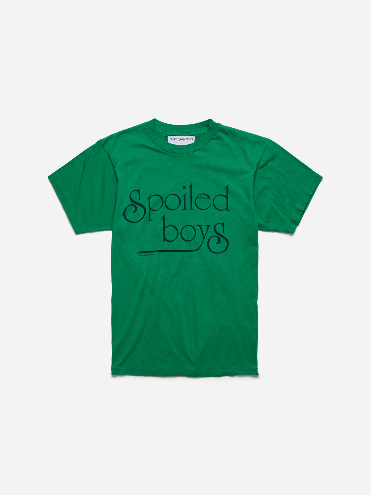SPOILED BOYS - Green Tee_S/M (m)