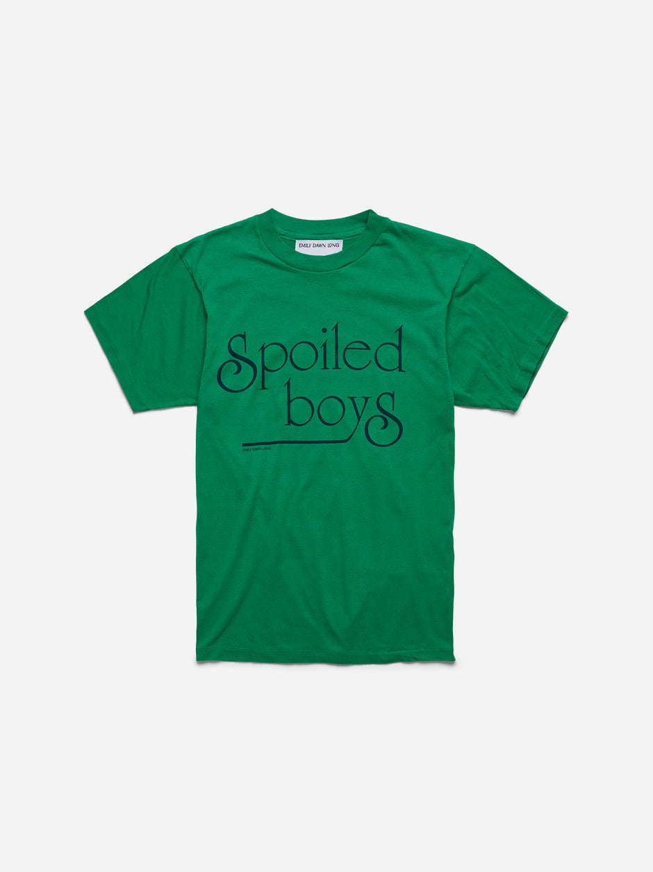SPOILED BOYS - Green Tee_S/M (m)