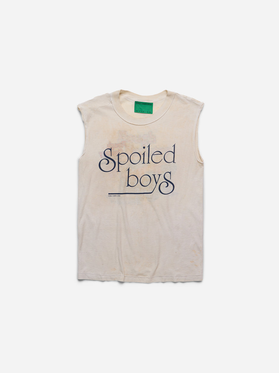 SPOILED BOYS - White Tank_Truck_S/M (n)