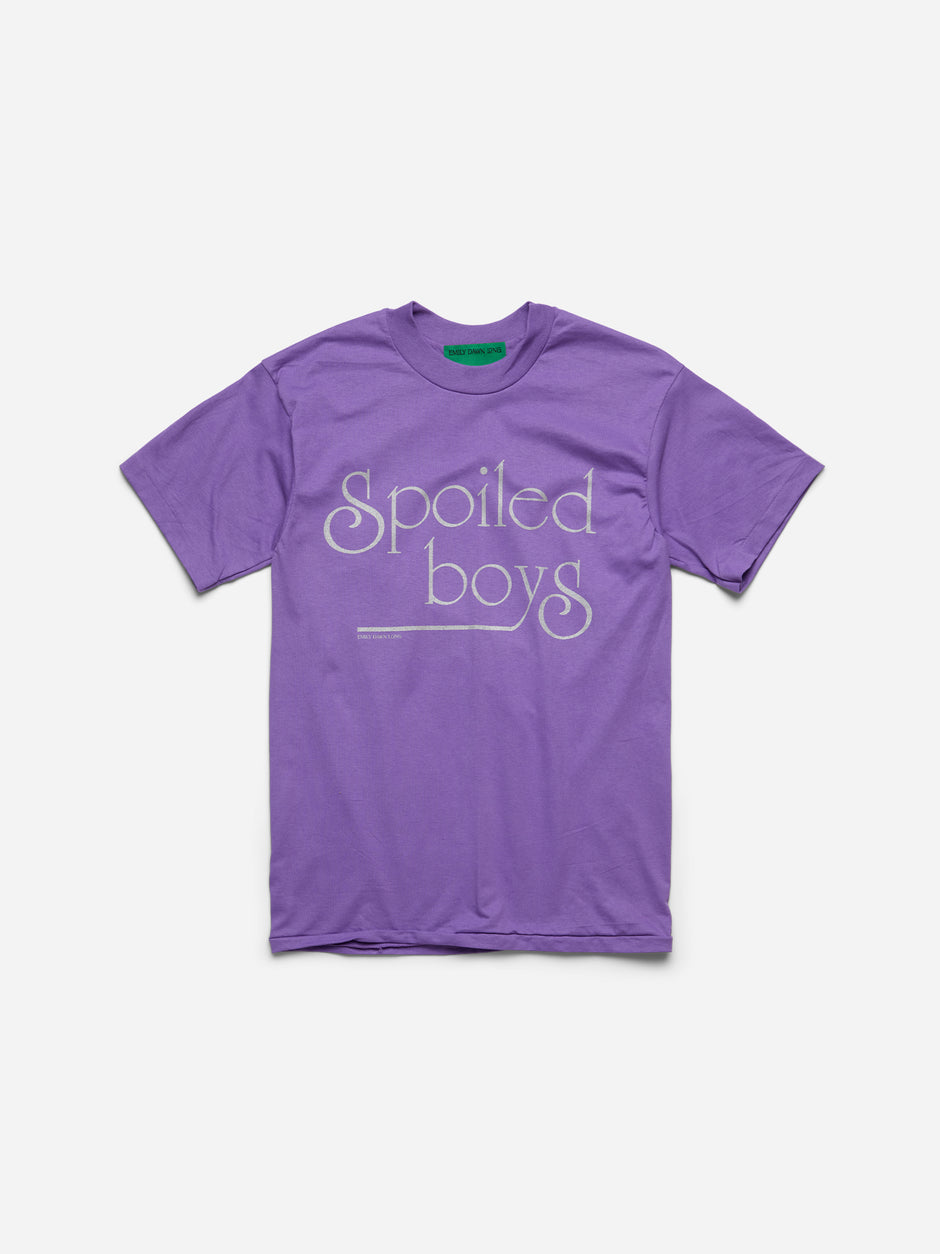 SPOILED BOYS - Purple Tee_S (w)