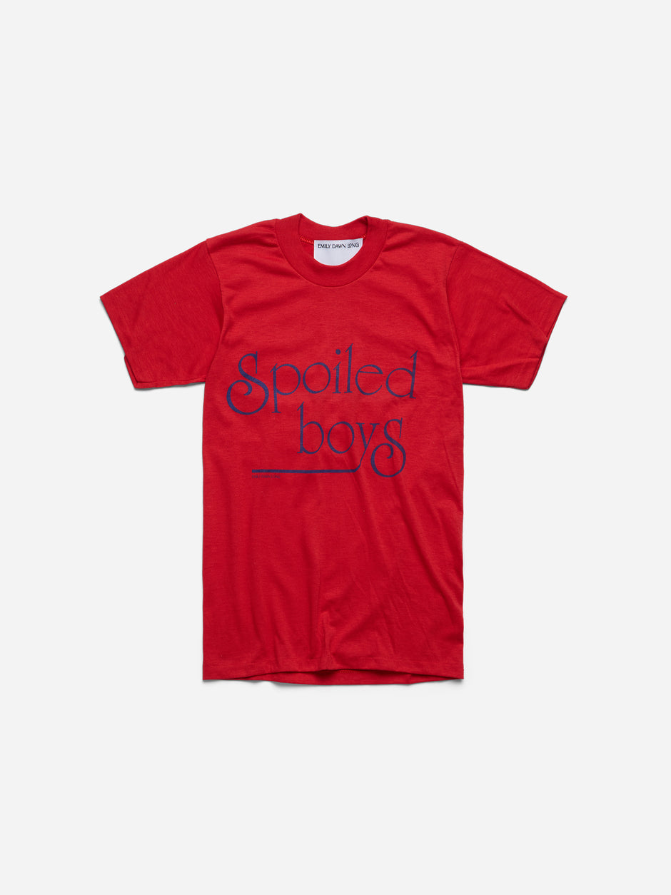 SPOILED BOYS - Red Tee_XS (oo)