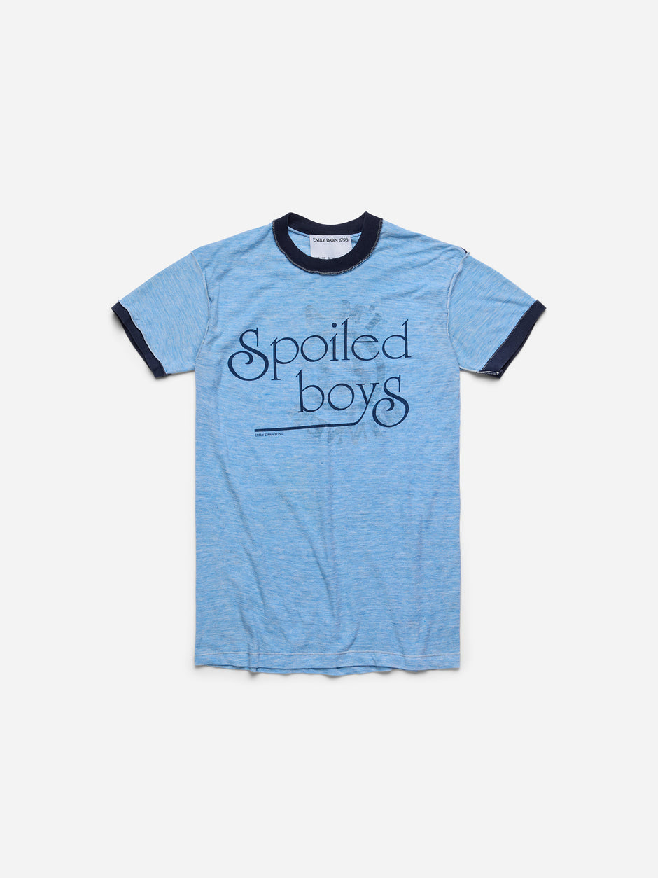 SPOILED BOYS - Blue Navy Ringer_Winner_S/M (cc)