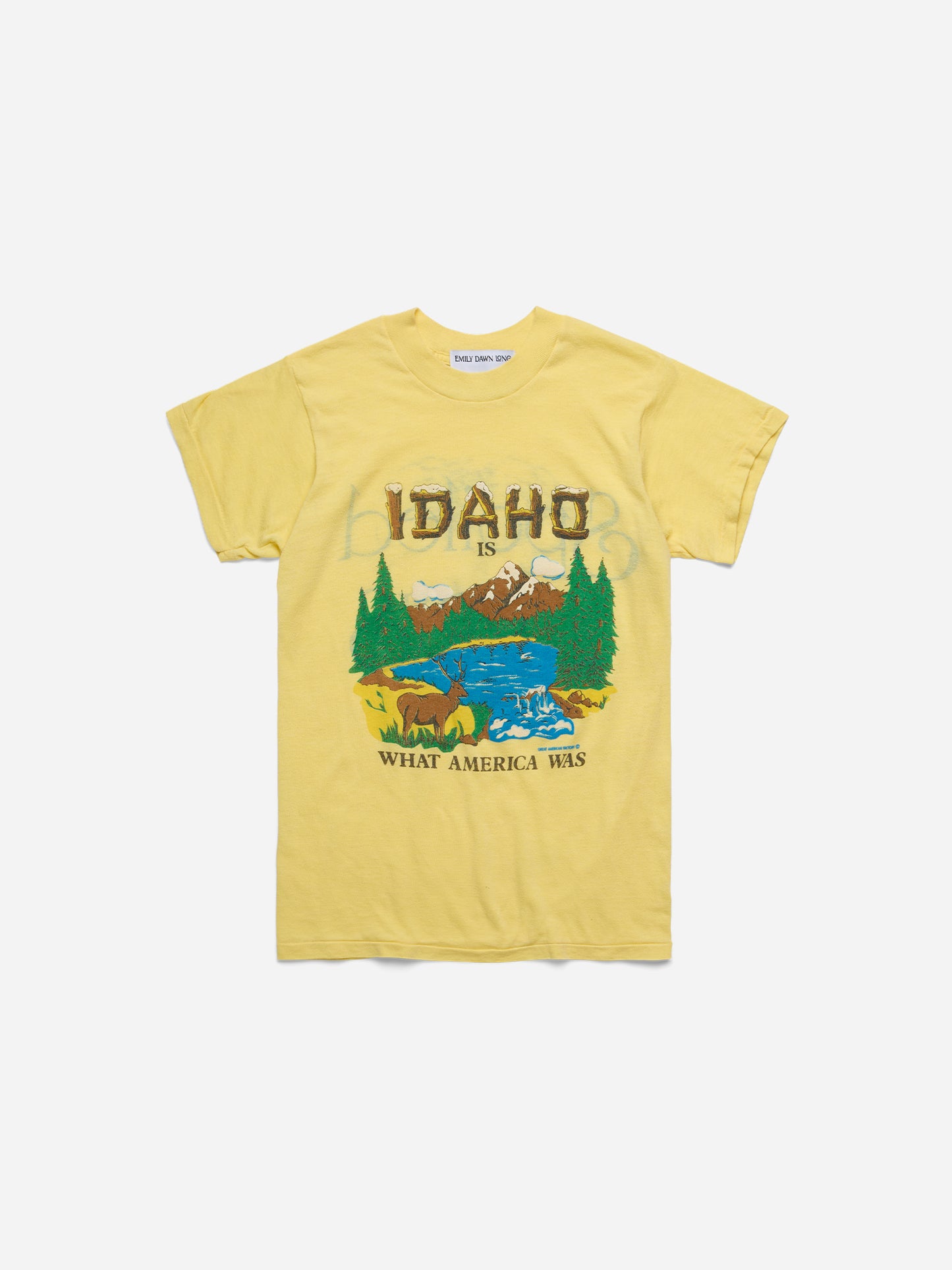 SPOILED BOYS - Yellow Tee_Idaho_X/S (rr)