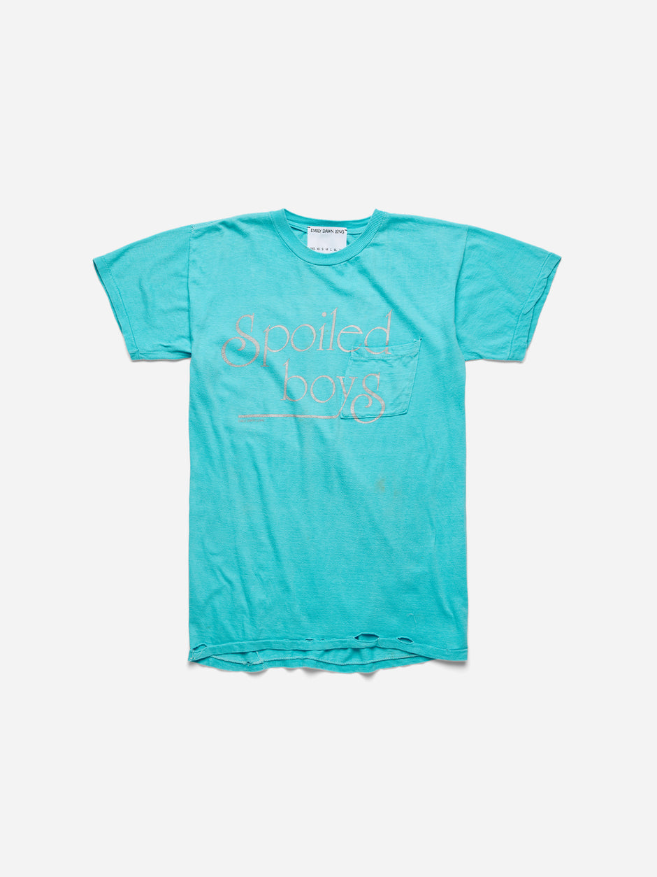 SPOILED BOYS - Blue Tee_Pocket_M/L (v)