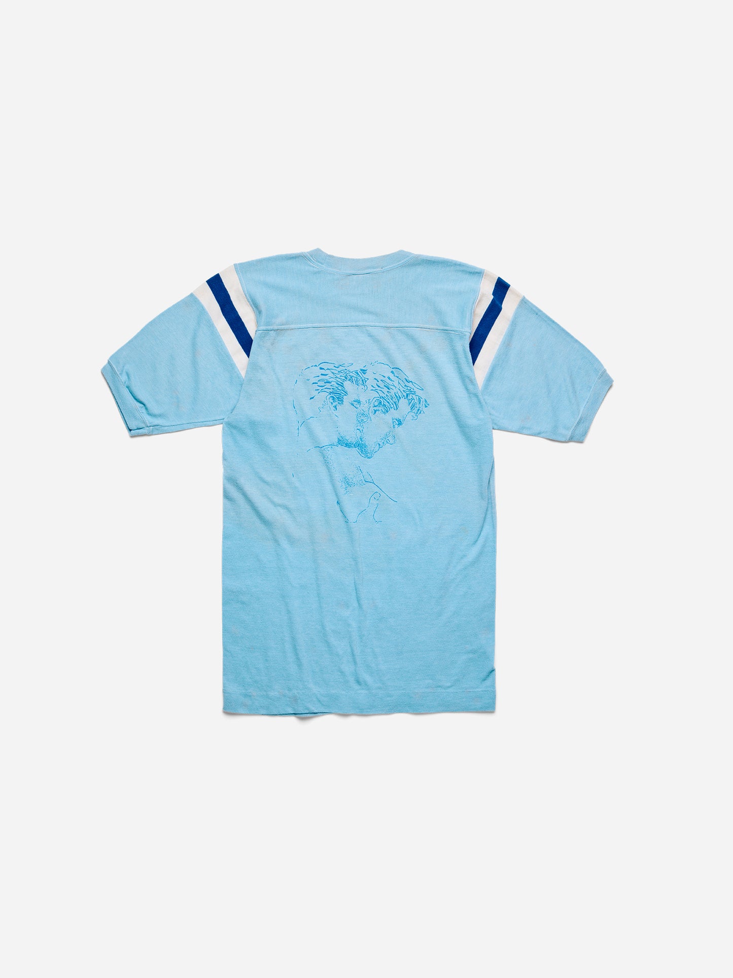 SPOILED BOYS - Light Blue Varsity Tee_S/M (qq)