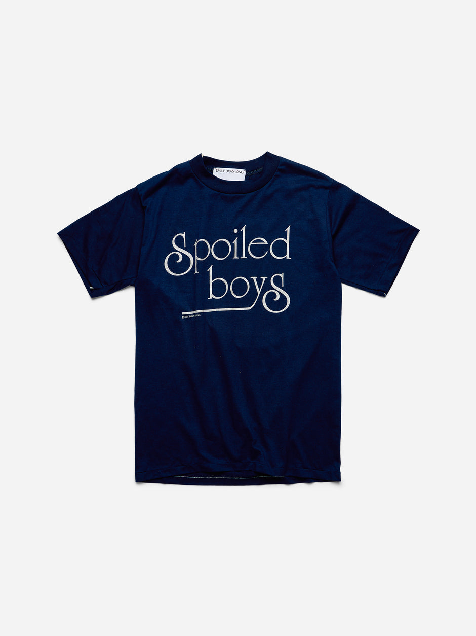 SPOILED BOYS - Navy Tee_S (x)