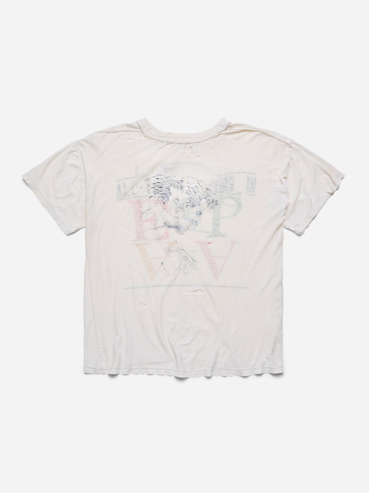 SPOILED BOYS - White Tee_Distressed_ESP_L (g)