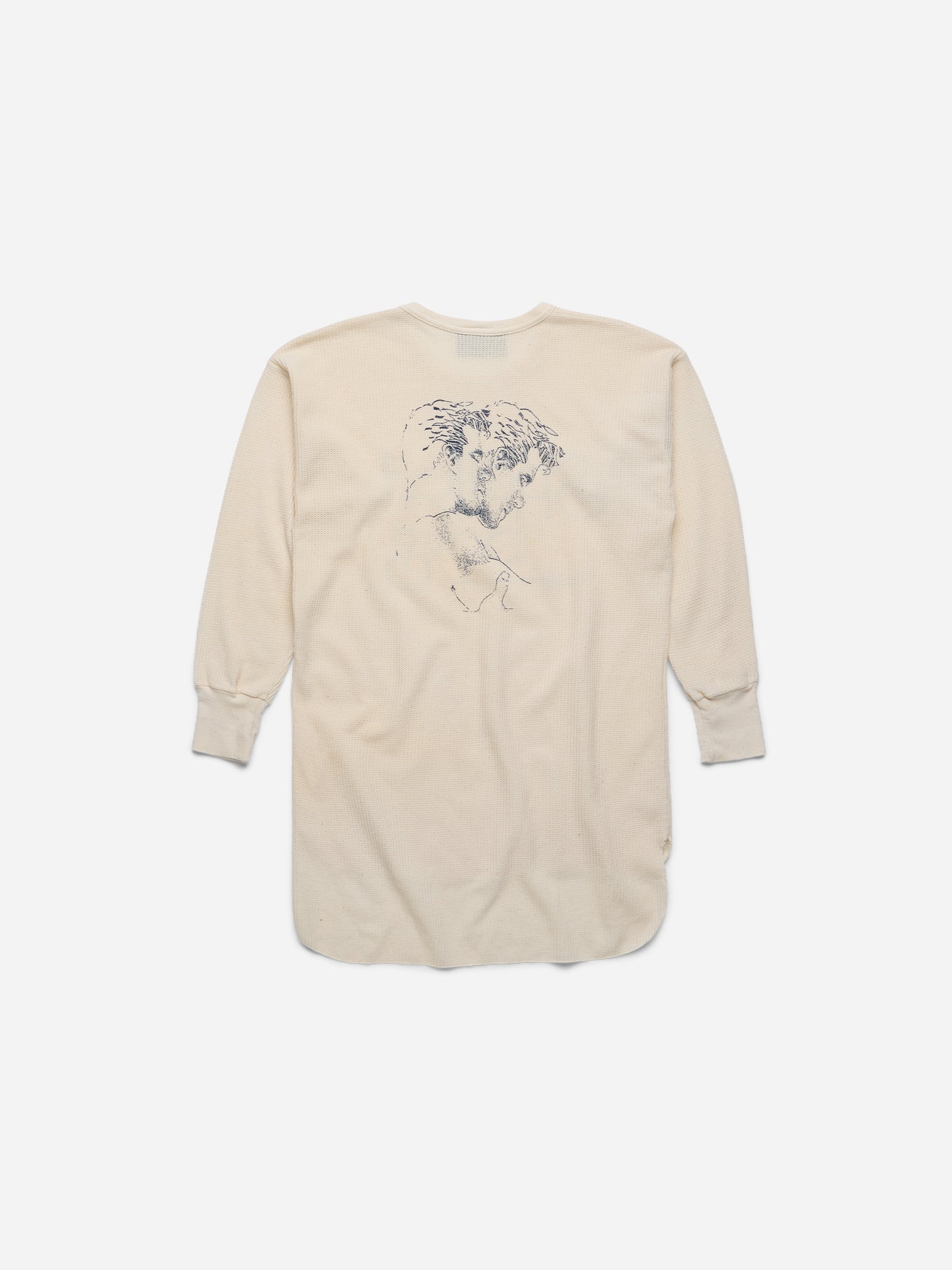 SPOILED BOYS - White Waffle Thermal_Navy_M (ll)