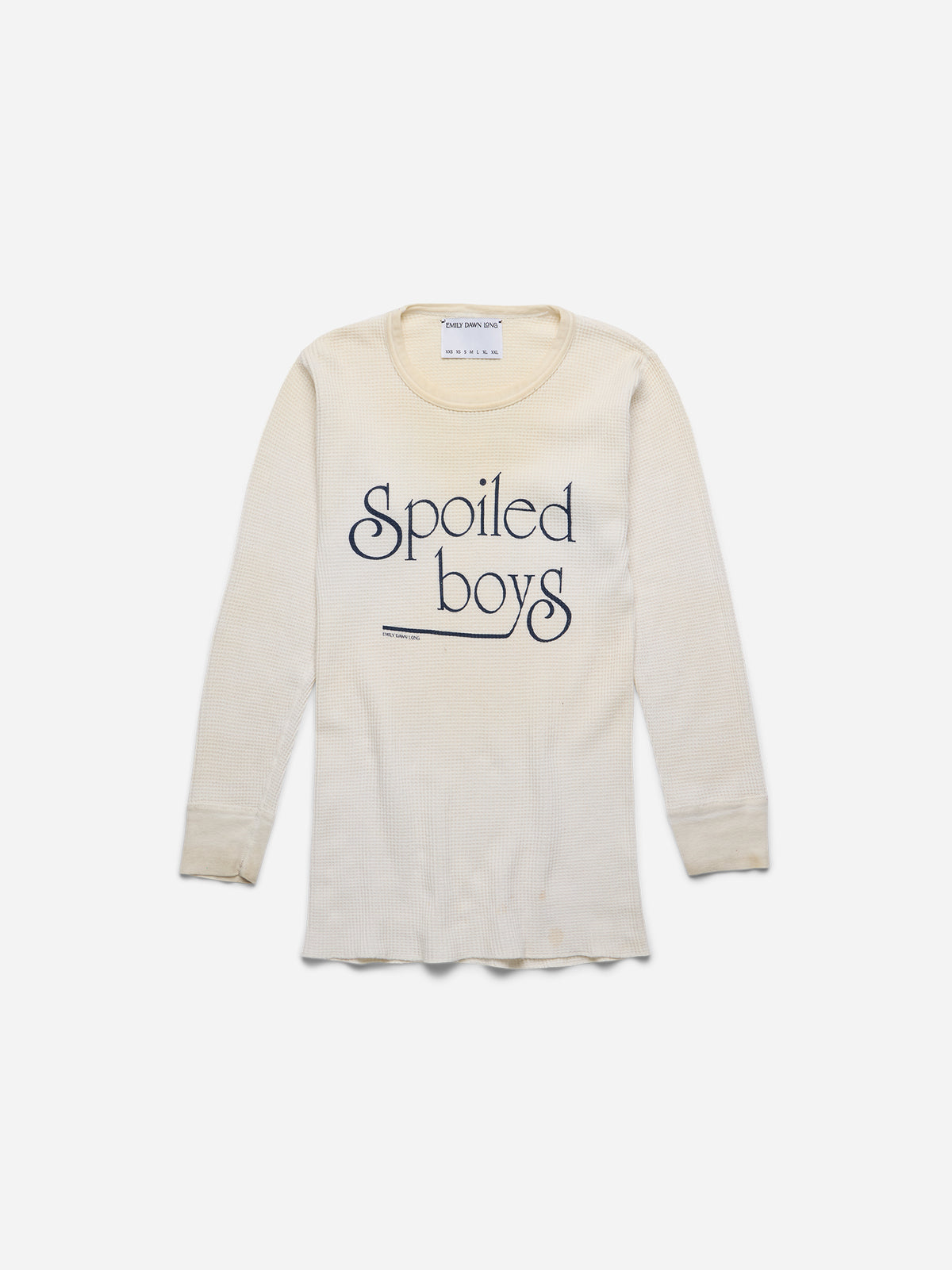 SPOILED BOYS White Waffle Thermal - XS/S