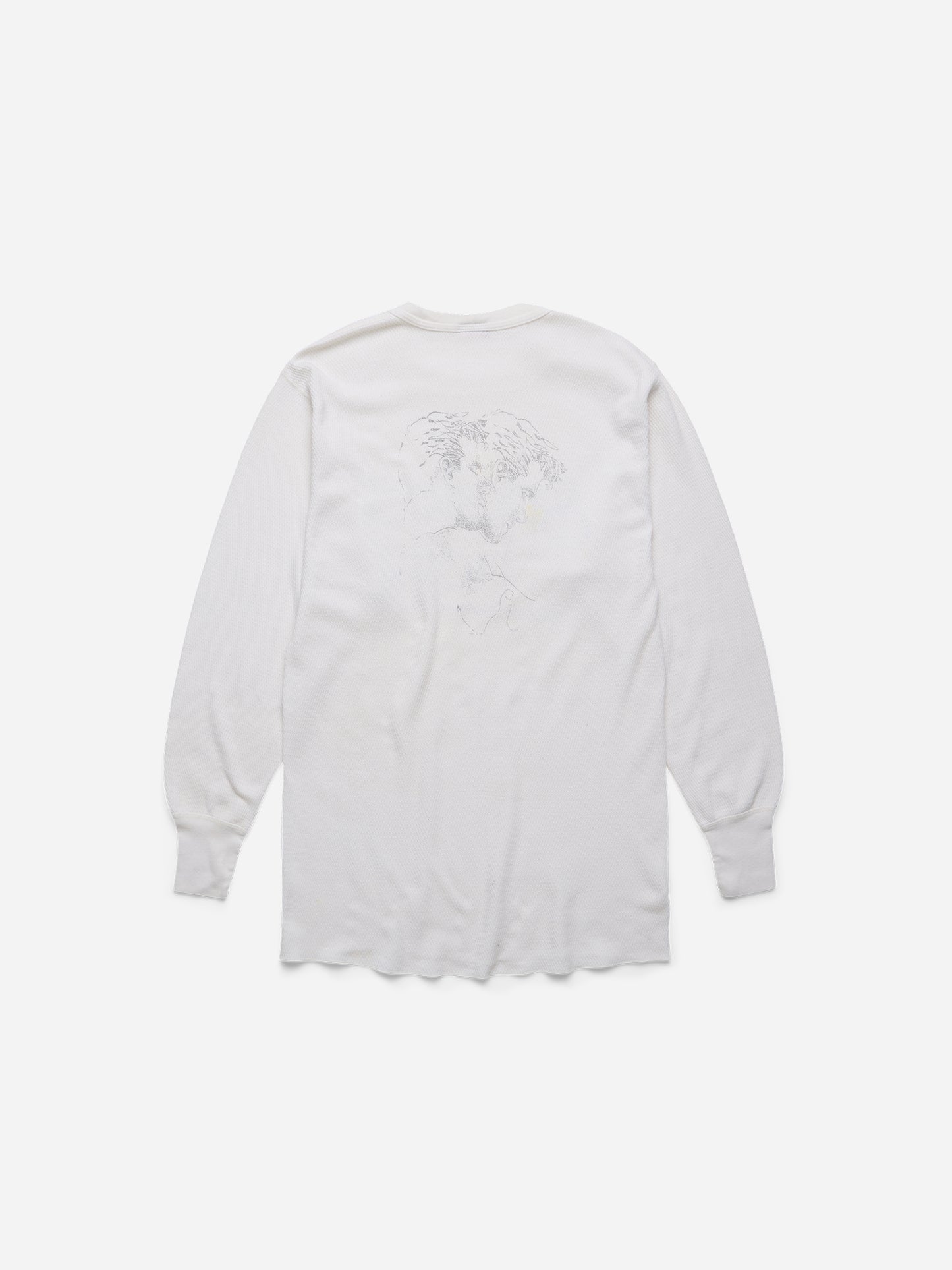 SPOILED BOYS - White Waffle Thermal_Silver_M/L (hh)