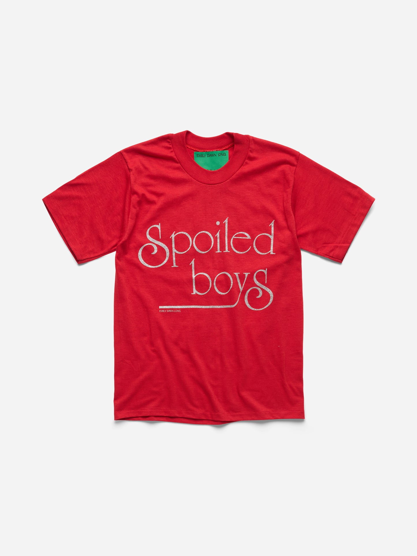 SPOILED BOYS -  RED TEE_XXS/XS (b)
