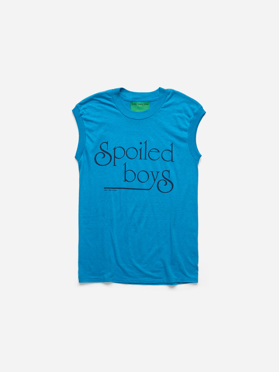 SPOILED BOYS -  BLUE TANK_S (c)