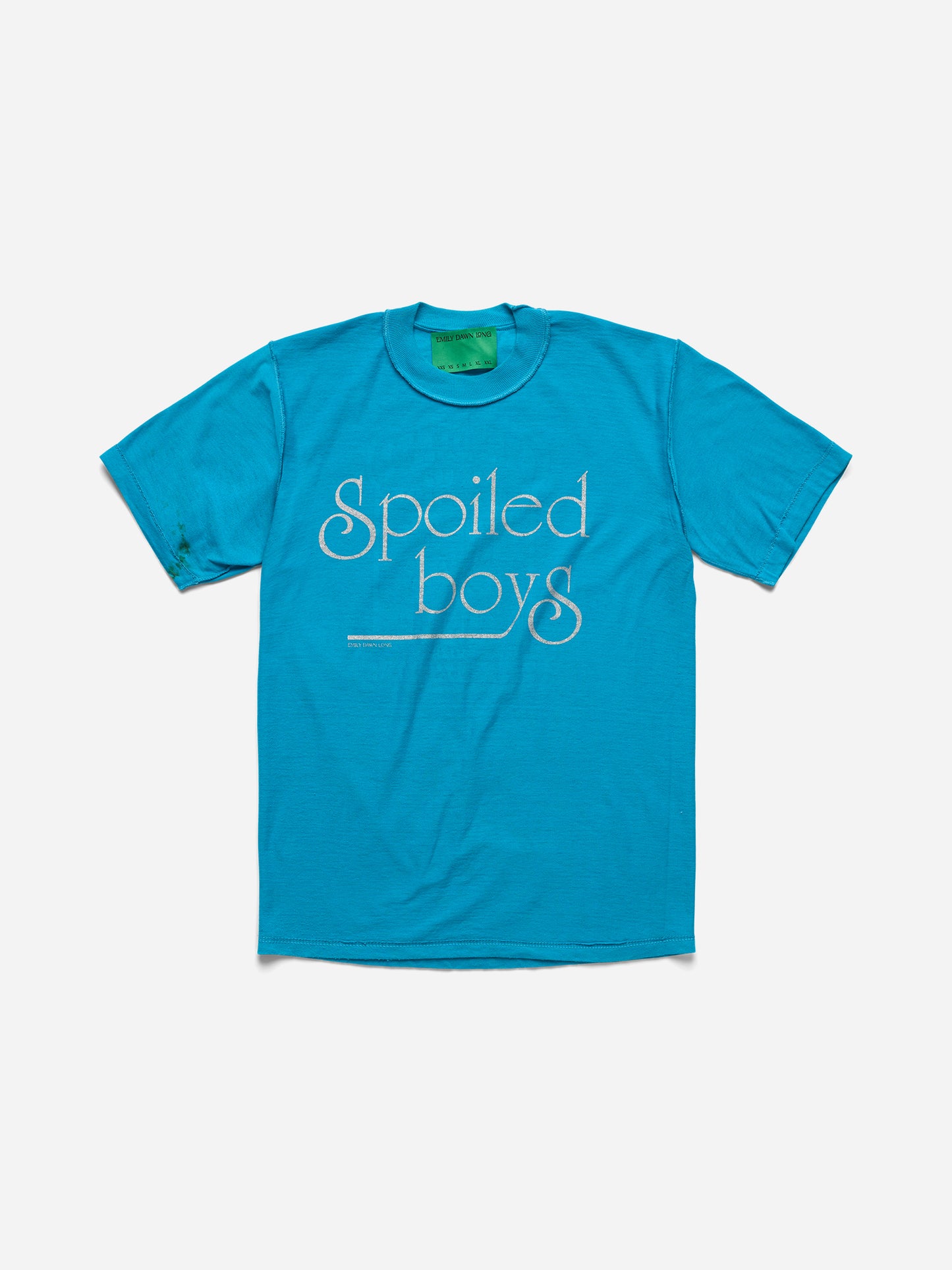 SPOILED BOYS -  BLUE TEE_BRICK_S/M (e)