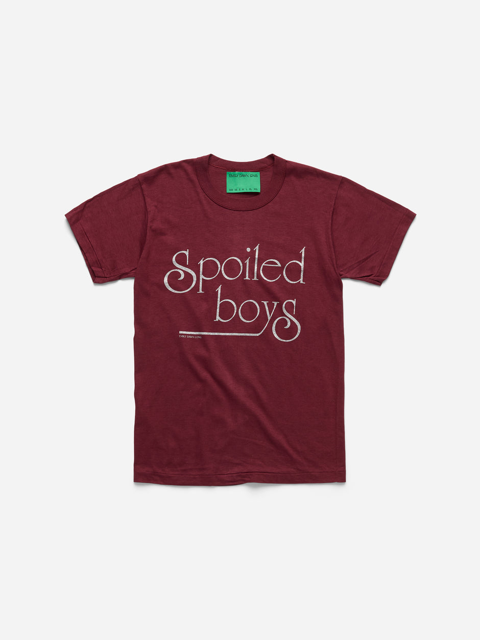 SPOILED BOYS -  CRIMSON TEE_XXS (f)