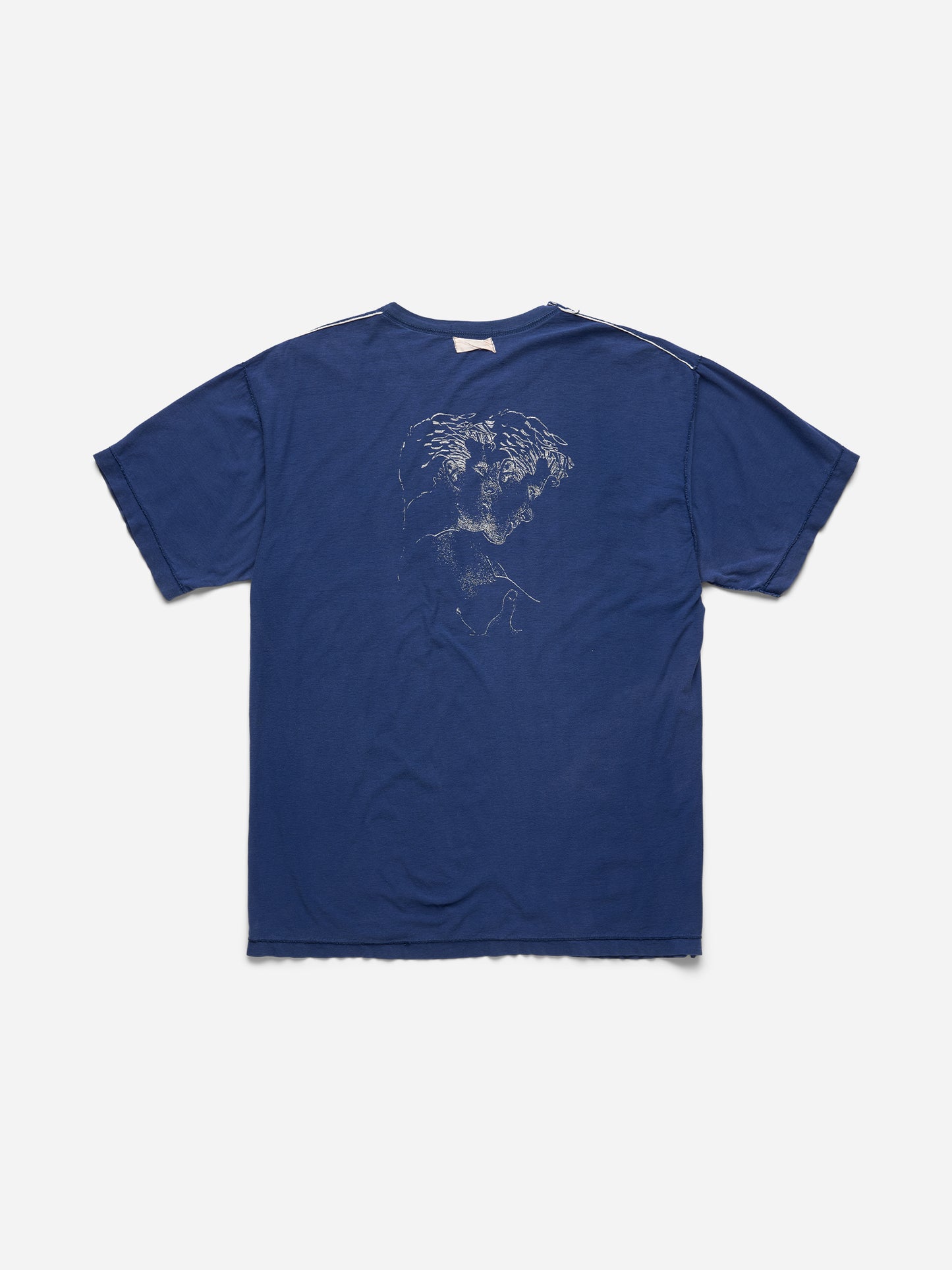 SPOILED BOYS -  NAVY TEE_PALM_XL (g)