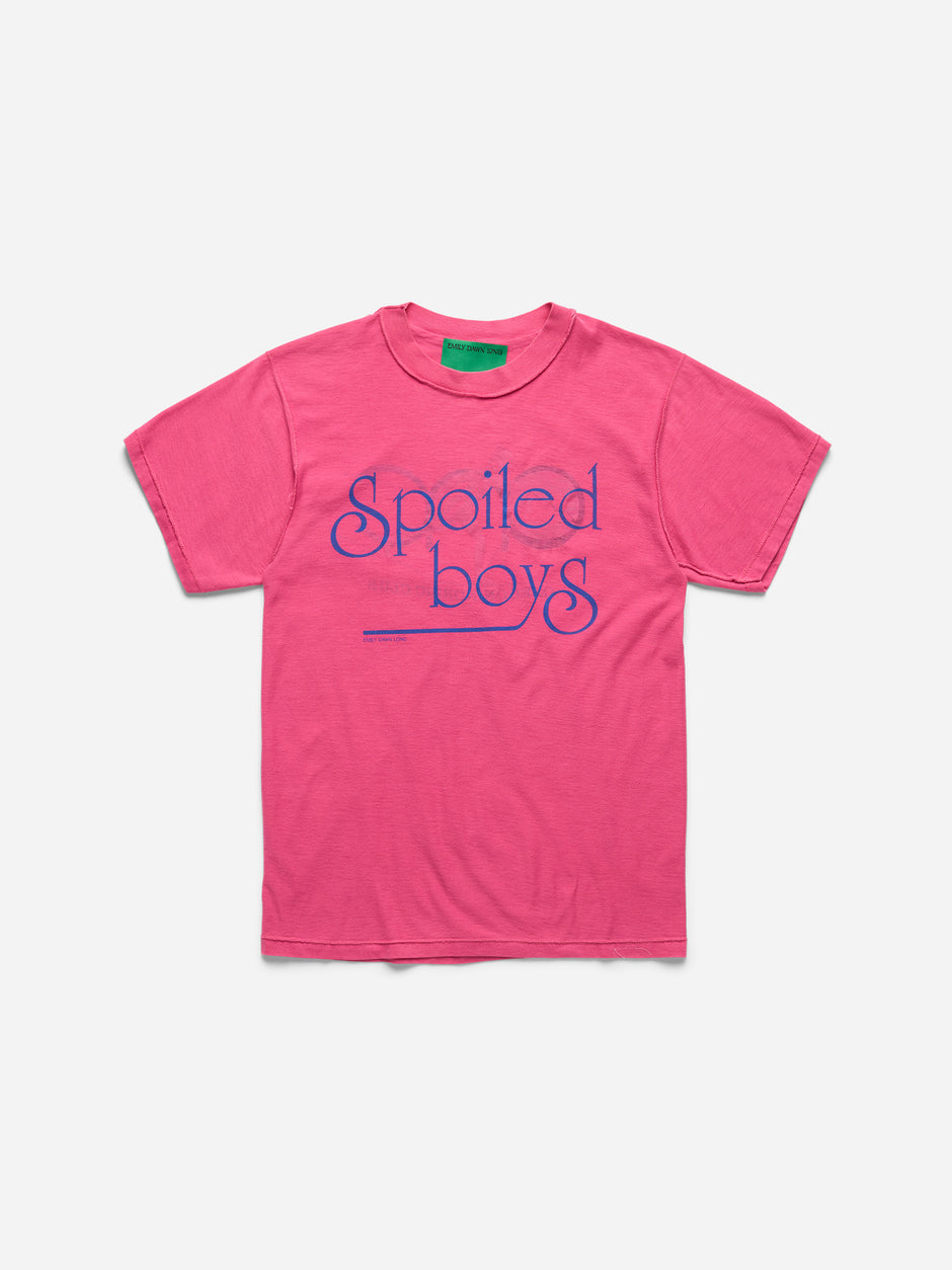 SPOILED BOYS -  PINK TEE_NORDIC_XS/S (h)