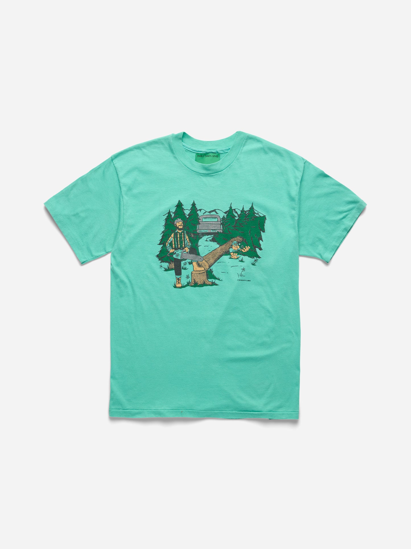 SPOILED BOYS -  MINT TEE_TREE_L (i)