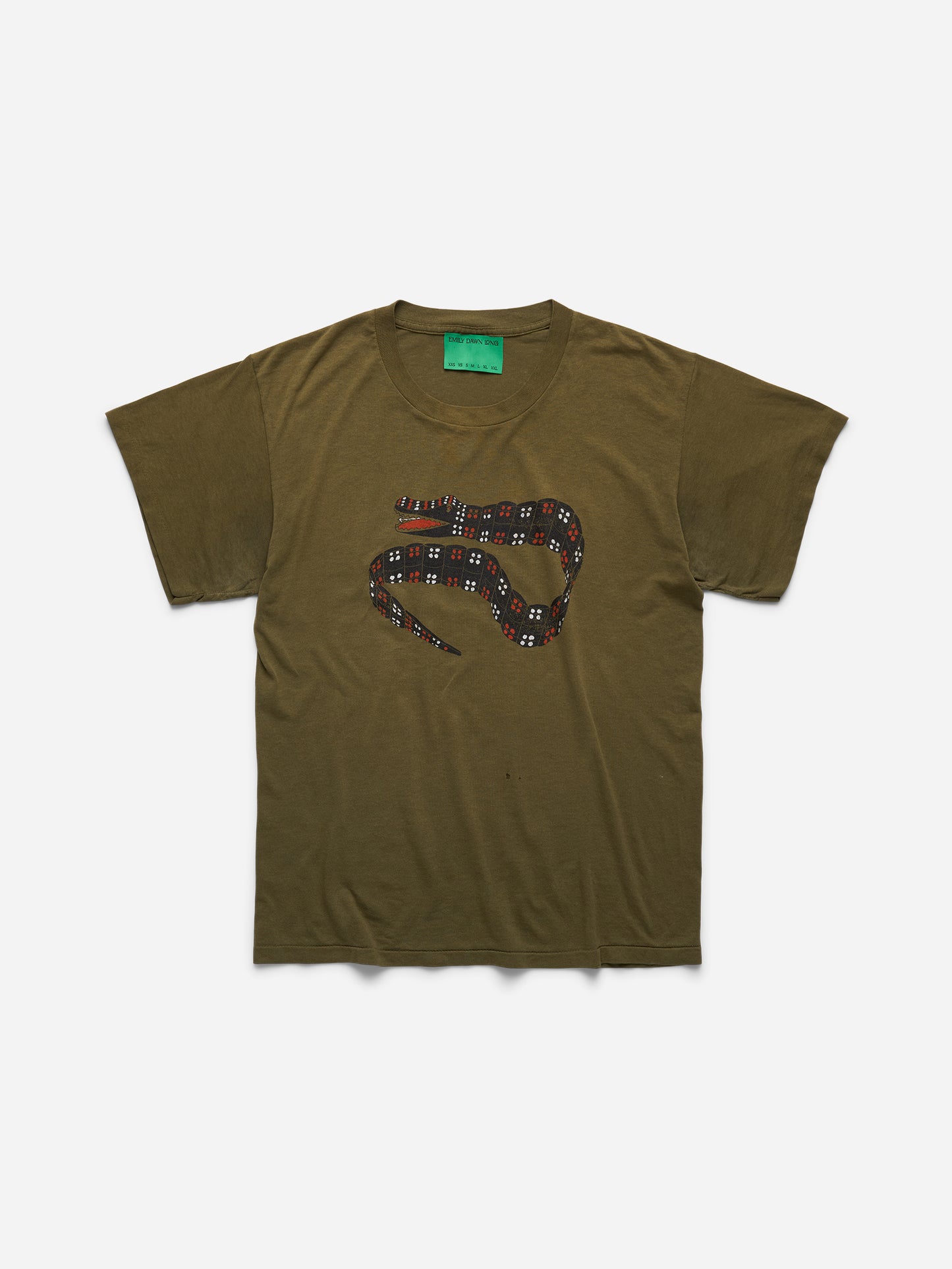 YEAR OF THE DRAGON - OLIVE GREEN TEE_L (j)