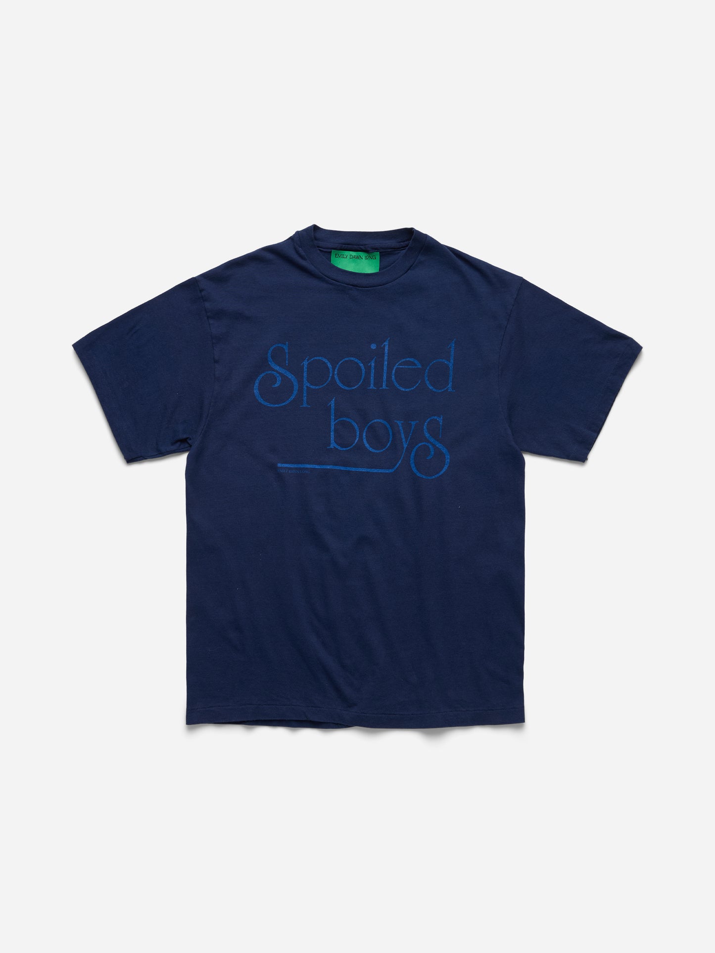 SPOILED BOYS -  NAVY TEE_S/M (j)