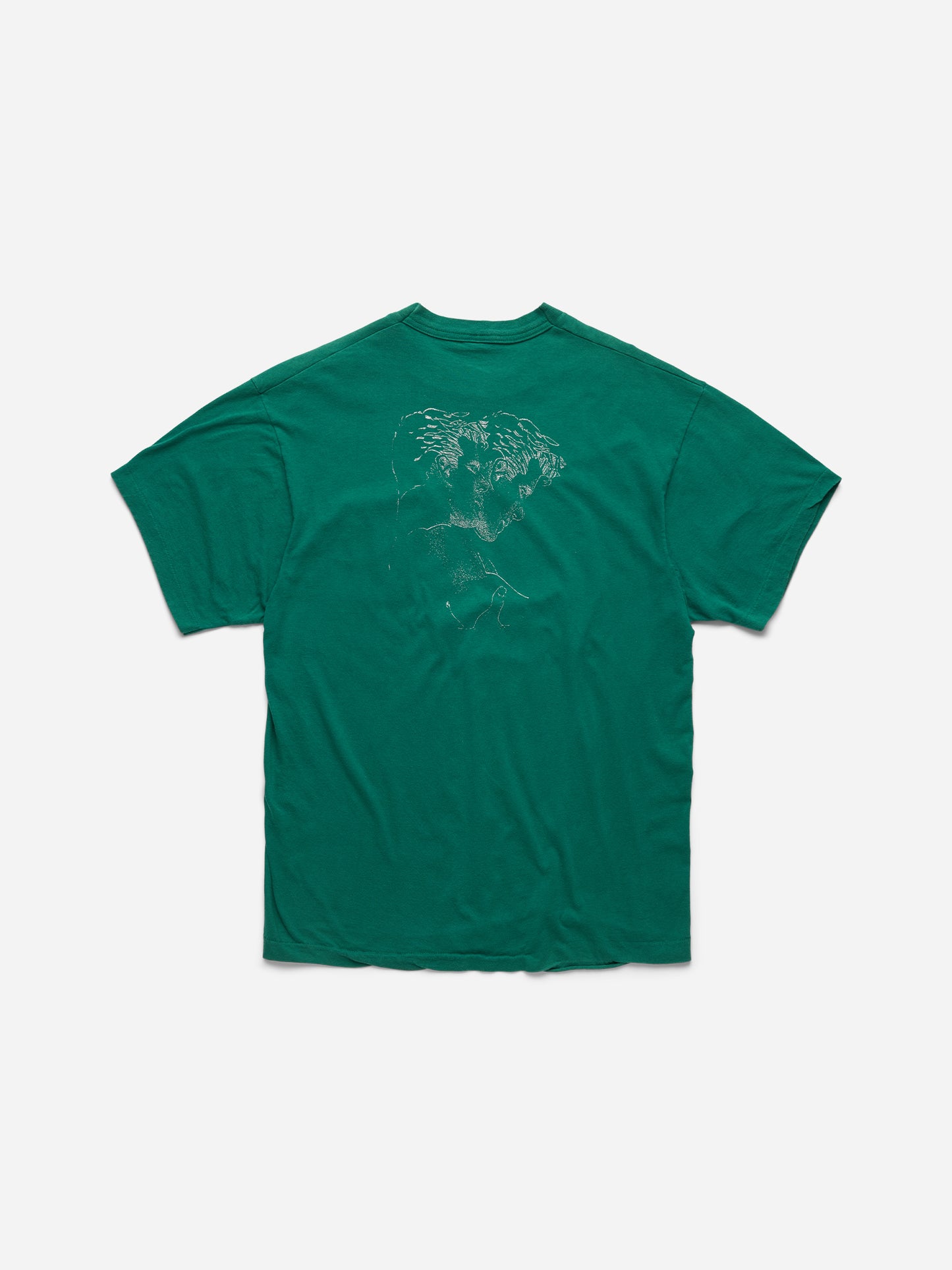 SPOILED BOYS -  GREEN TEE_POCKET_L/XL (m)