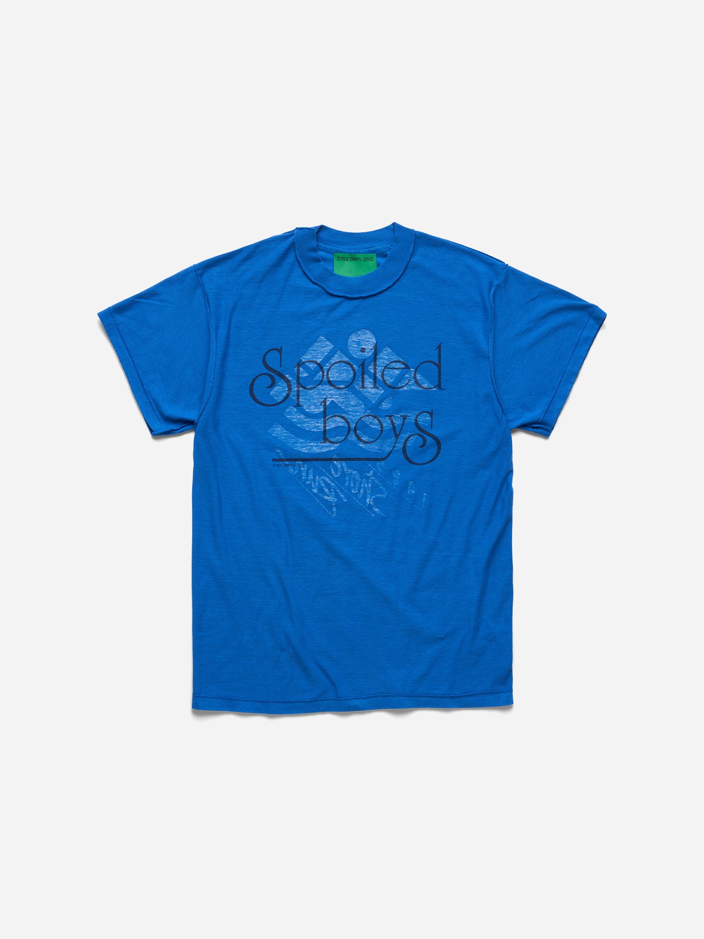 SPOILED BOYS -  BLUE TEE_RUN_M (n)