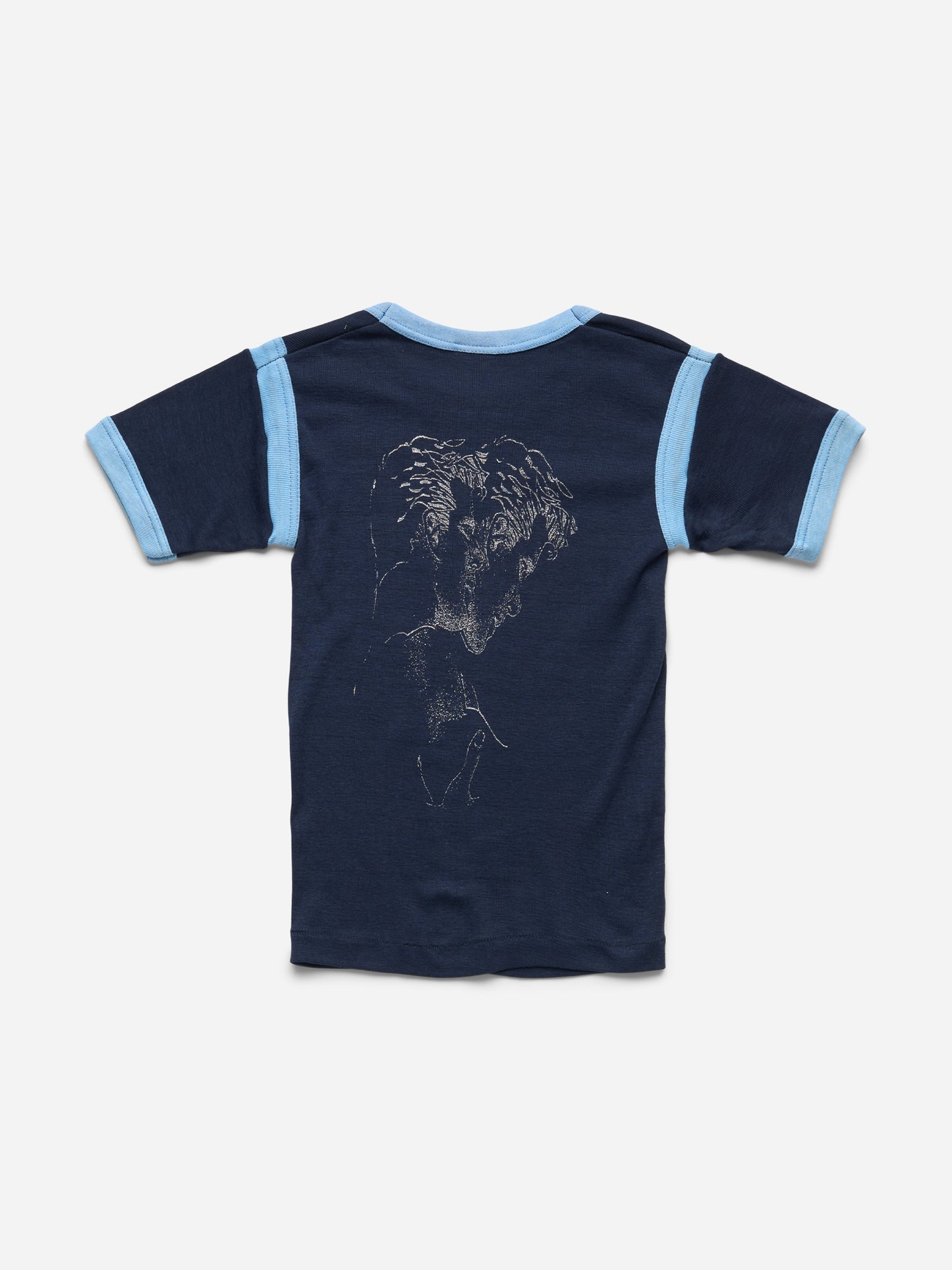 SPOILED BOYS -  BLUE NAVY RINGER TEE_XXS (t)