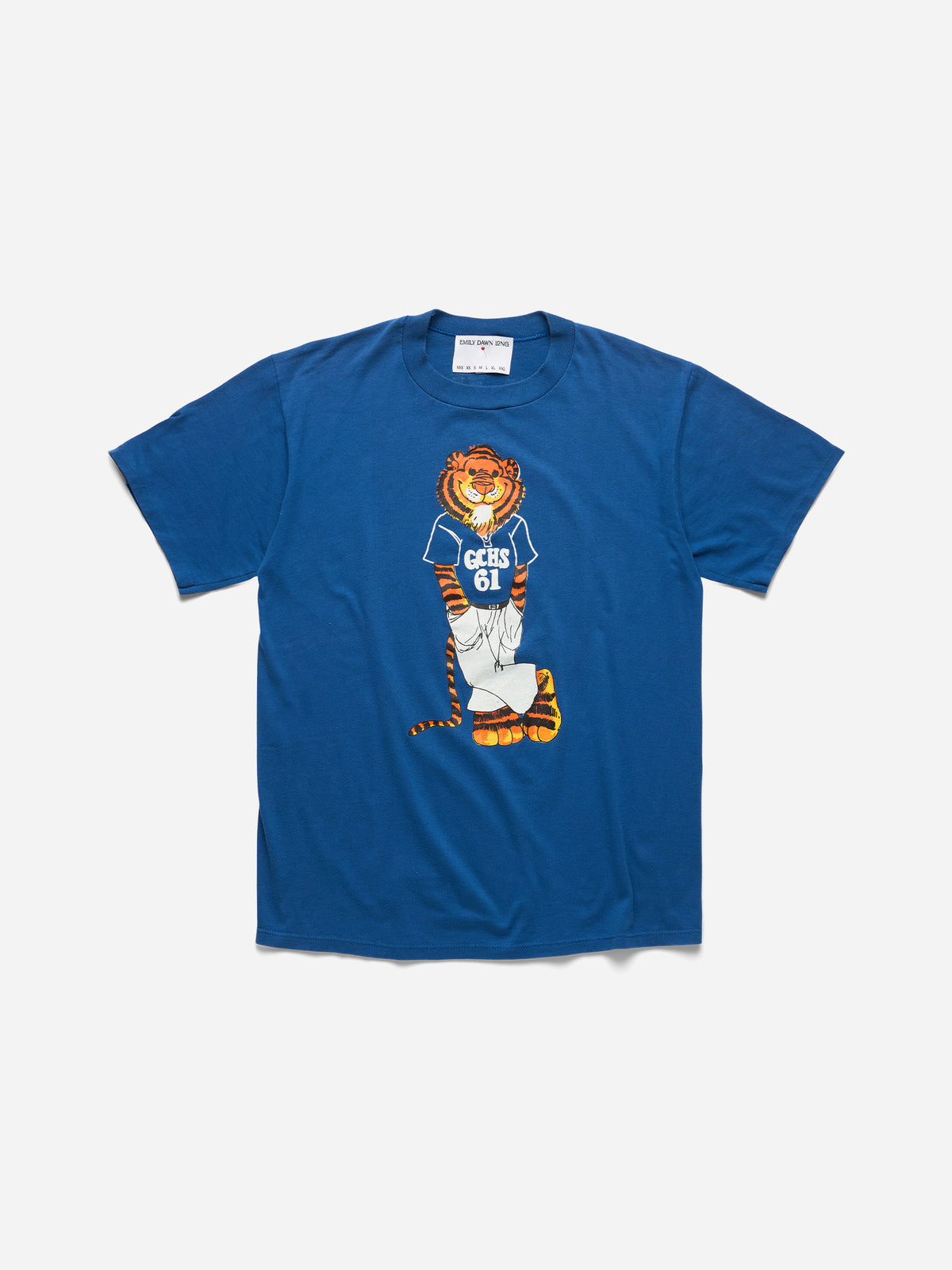 SPOILED BOYS -  BLUE TEE_TIGER_L/XL (u)