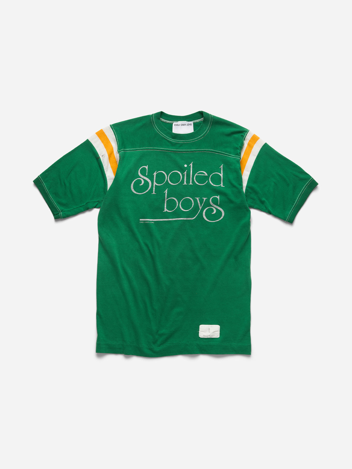 SPOILED BOYS -  GREEN VARSITY_M (v)