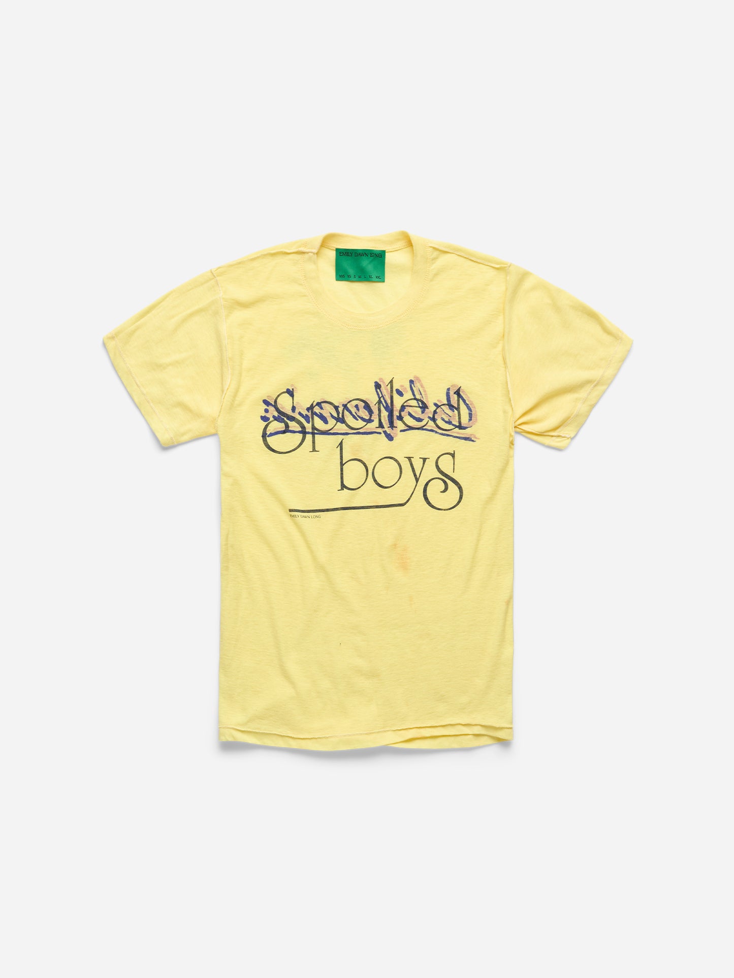 SPOILED BOYS -  YELLOW TEE_CALIFORNIA_S (z)
