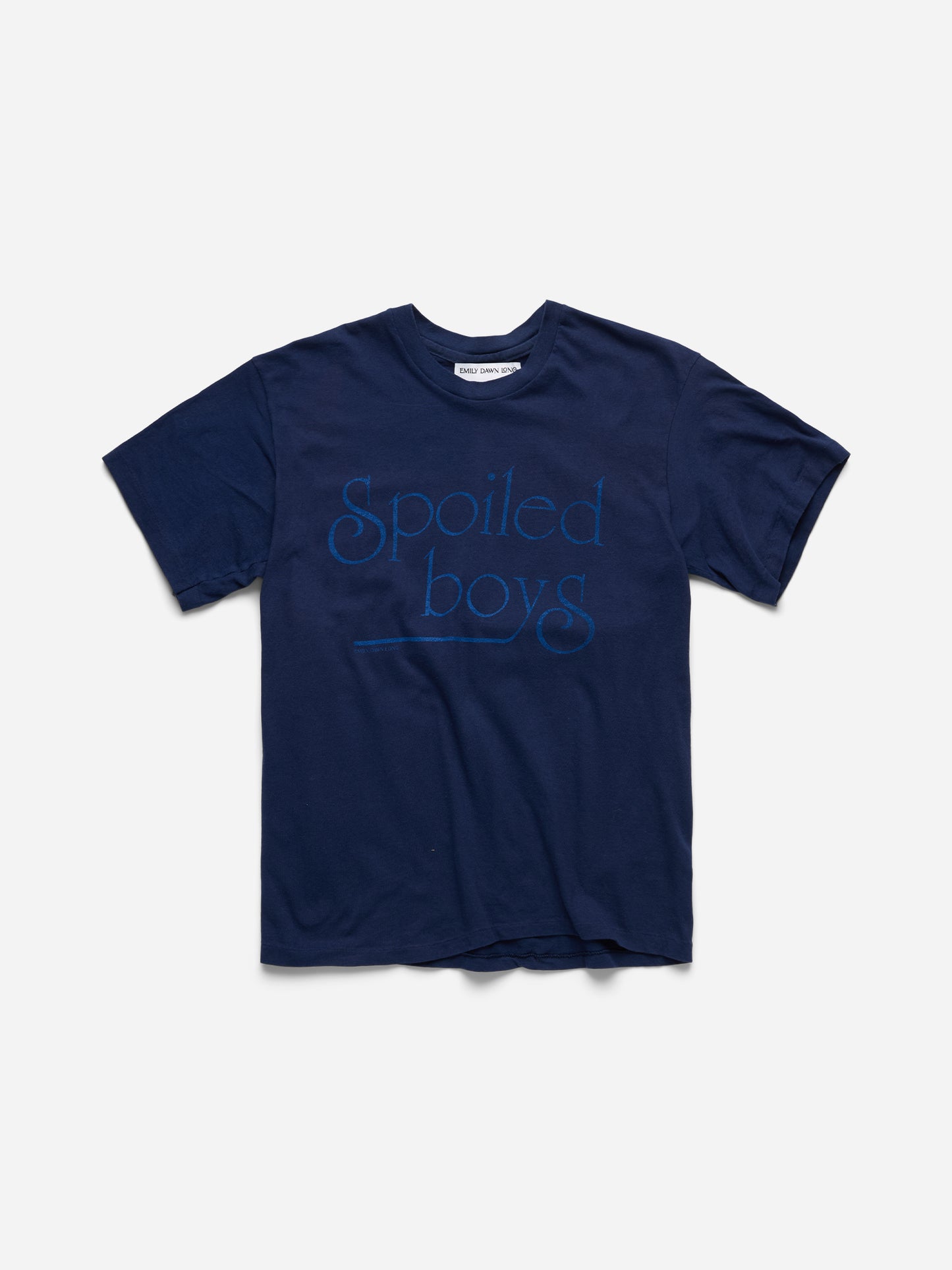 SPOILED BOYS -  NAVY TEE_S/M (h)