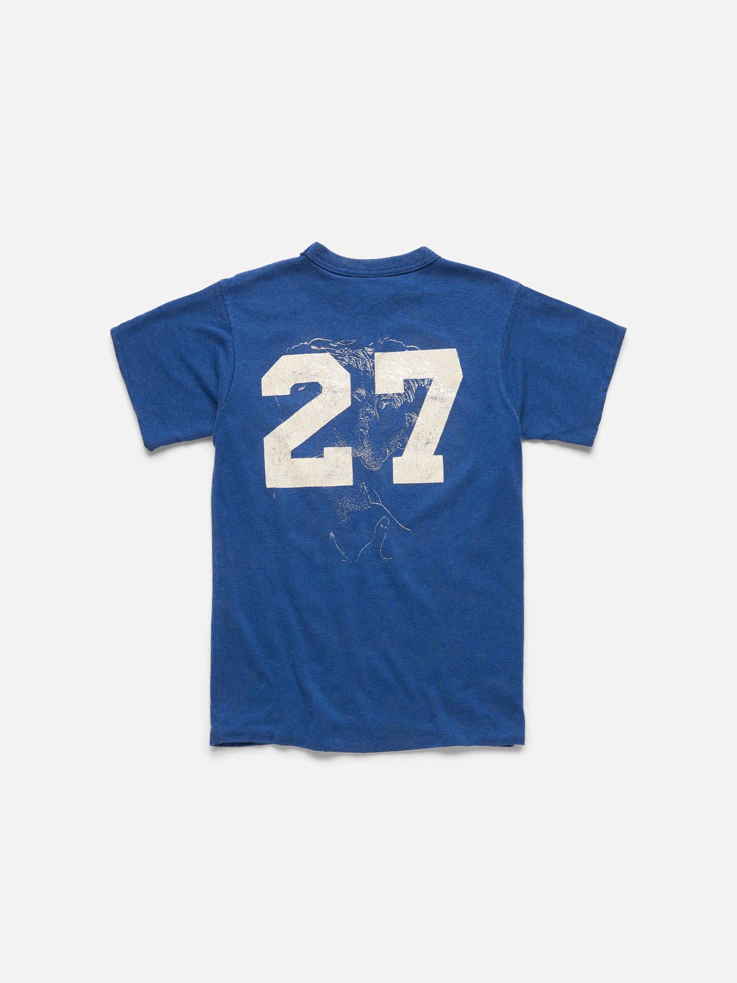 SPOILED BOYS -  BLUE WHITE REVERSIBLE TEE_SOCCER_XXS (n)
