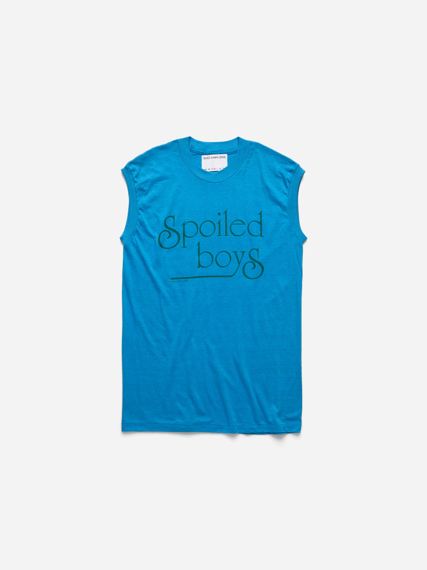 SPOILED BOYS -  BLUE TANK_M (q)